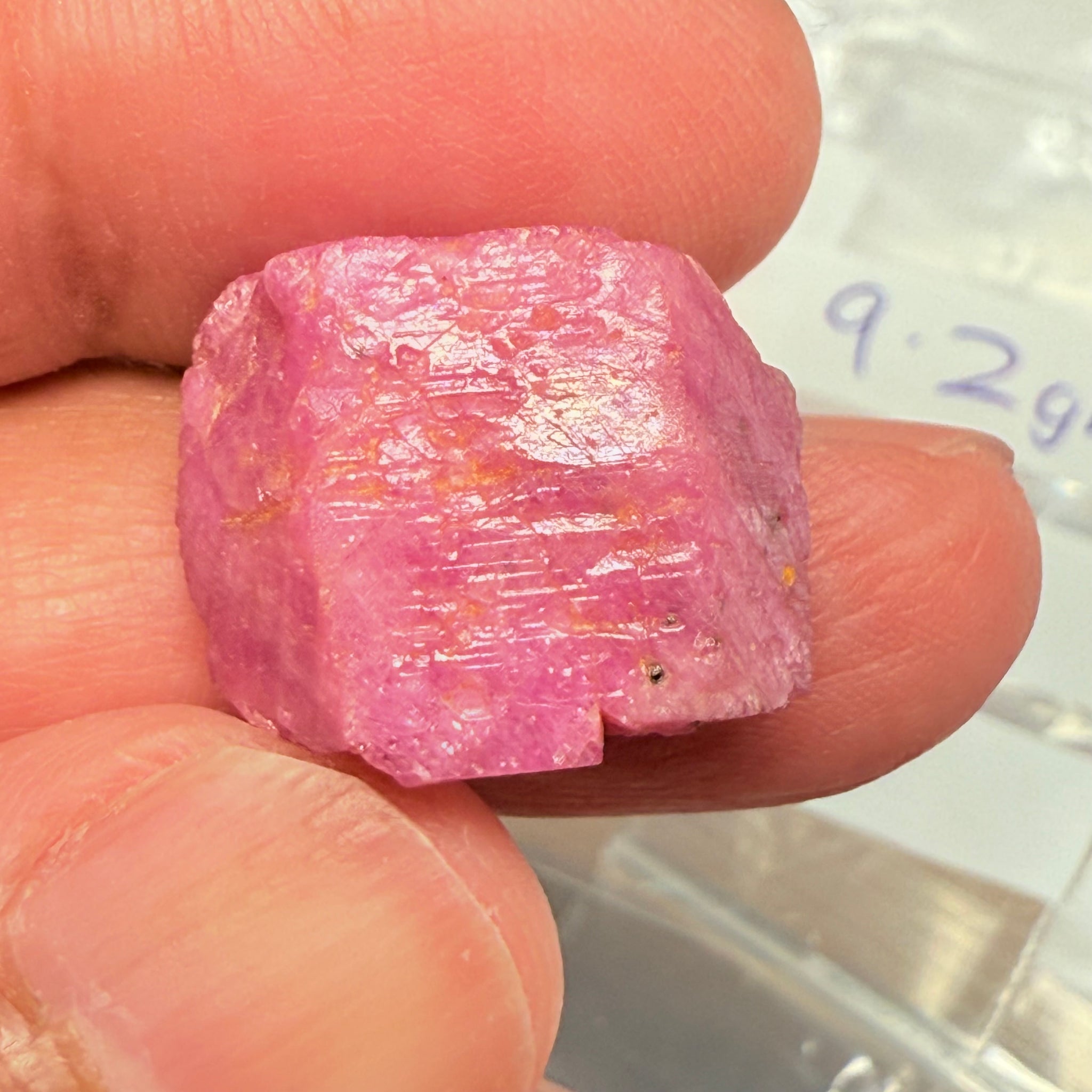 Sapphire Crystal, 9.20gm, Dodoma, Tanzania, Untreated Unheated