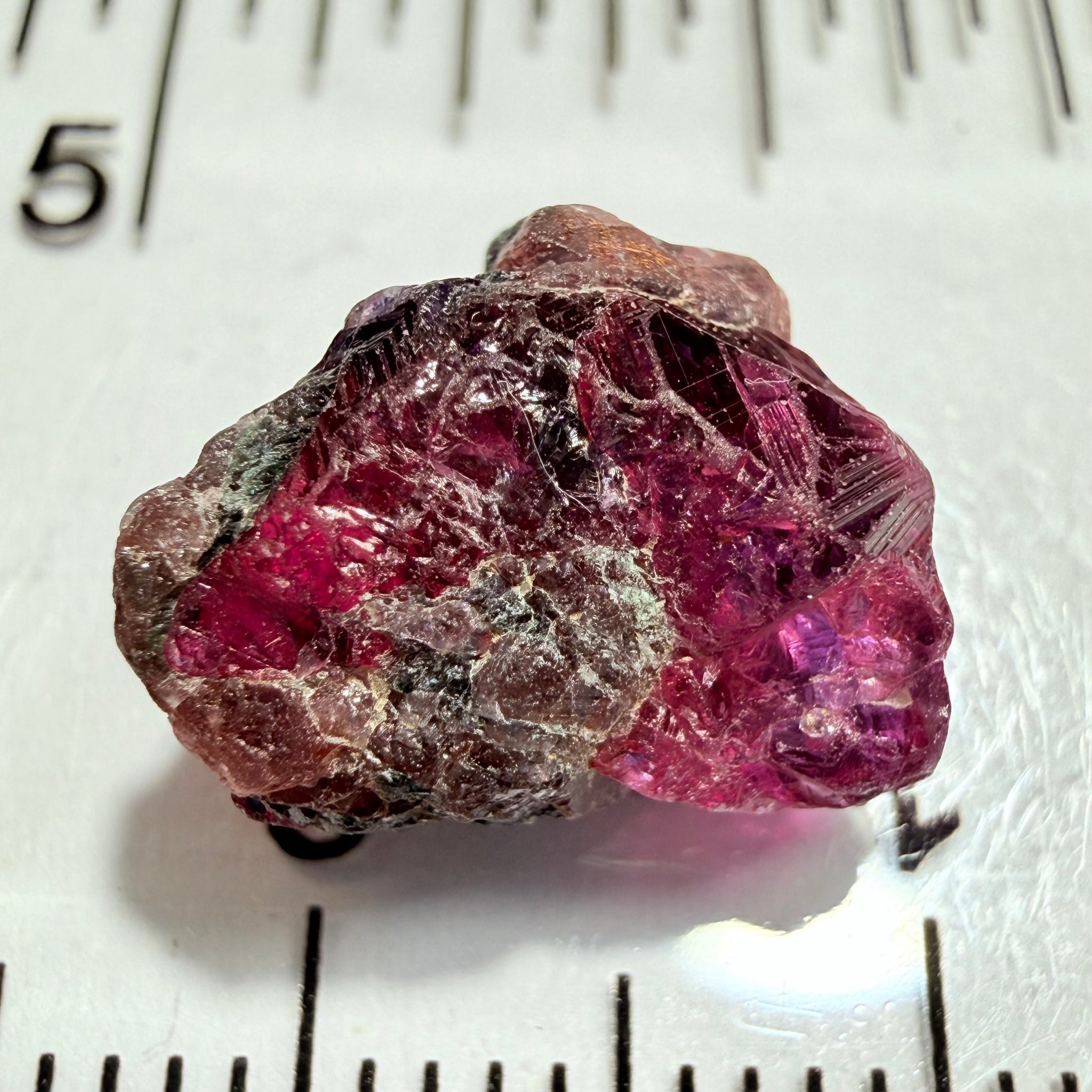 Winza Sapphire Crystal, 6.83ct, Winza, Tanzania, Untreated Unheated, tiny gemmy faceting portions but please don’t facet it