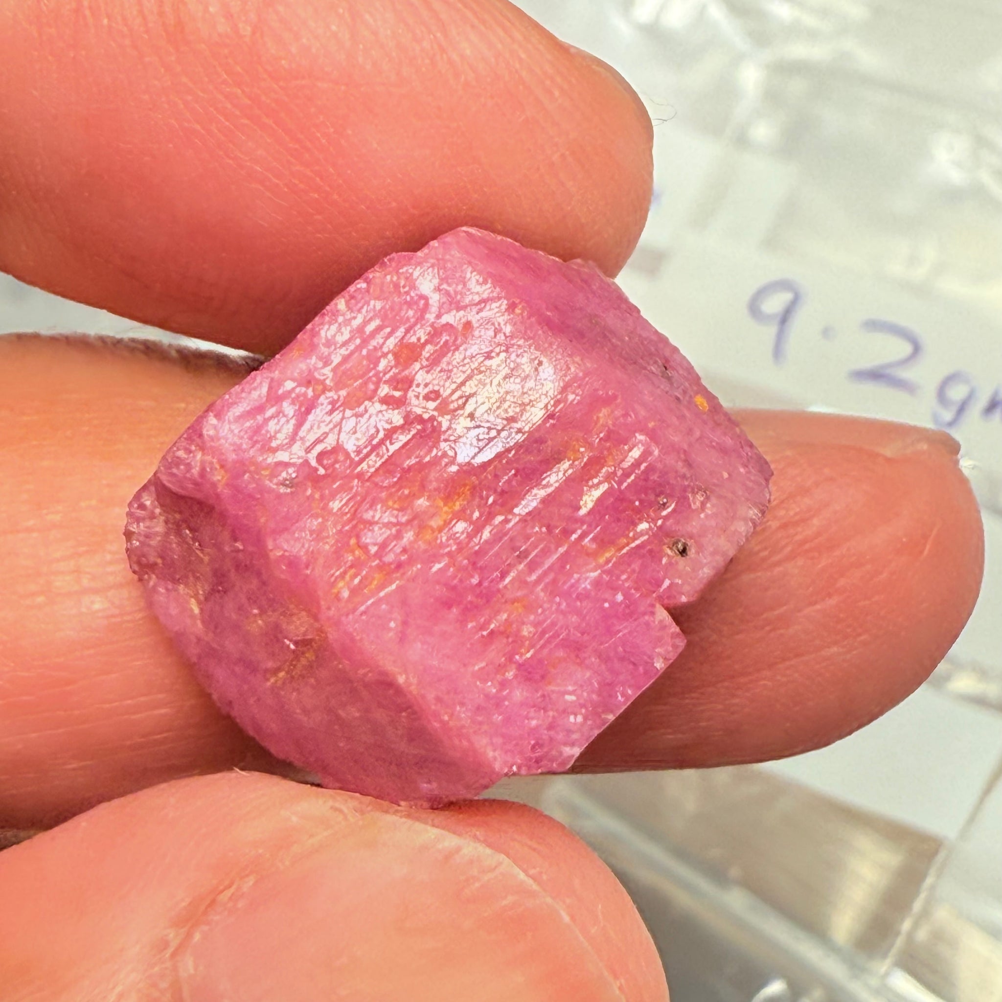 Sapphire Crystal, 9.20gm, Dodoma, Tanzania, Untreated Unheated