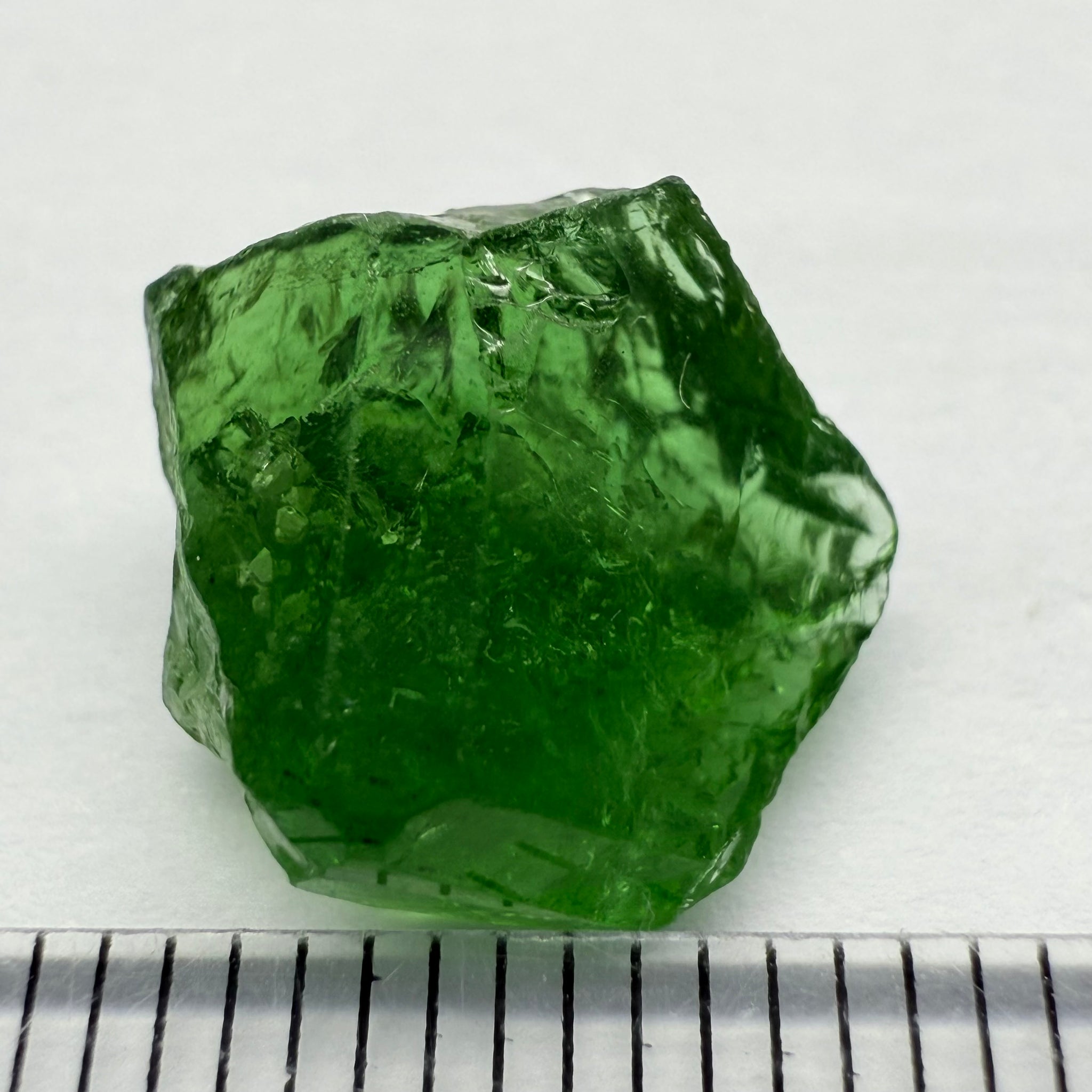 Chrome Tourmaline Crystal, 6.83ct, Laletema hills, Tanzania, Untreated Unheated, specimen grade only not for faceting, set it as is into jewellery