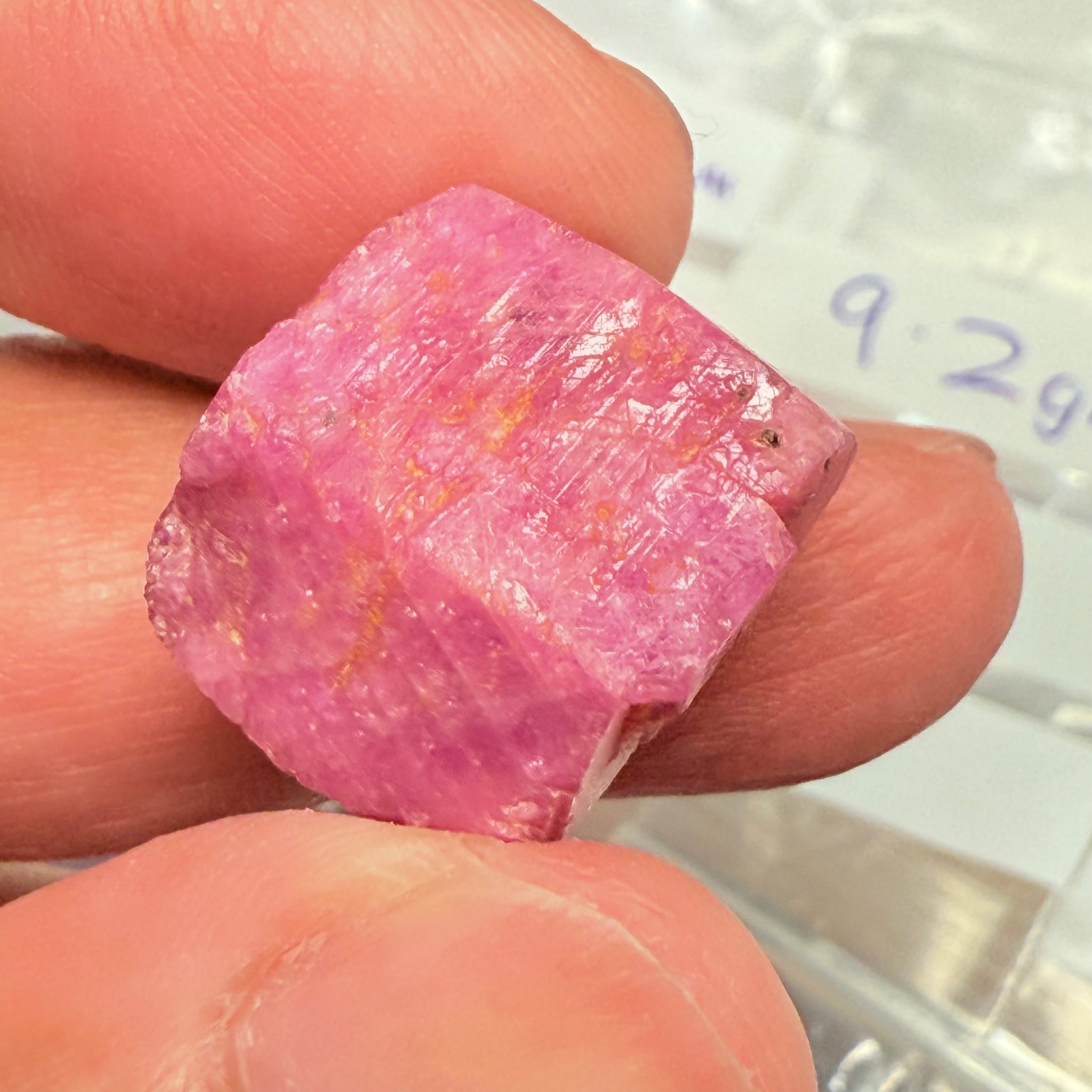 Sapphire Crystal, 9.20gm, Dodoma, Tanzania, Untreated Unheated