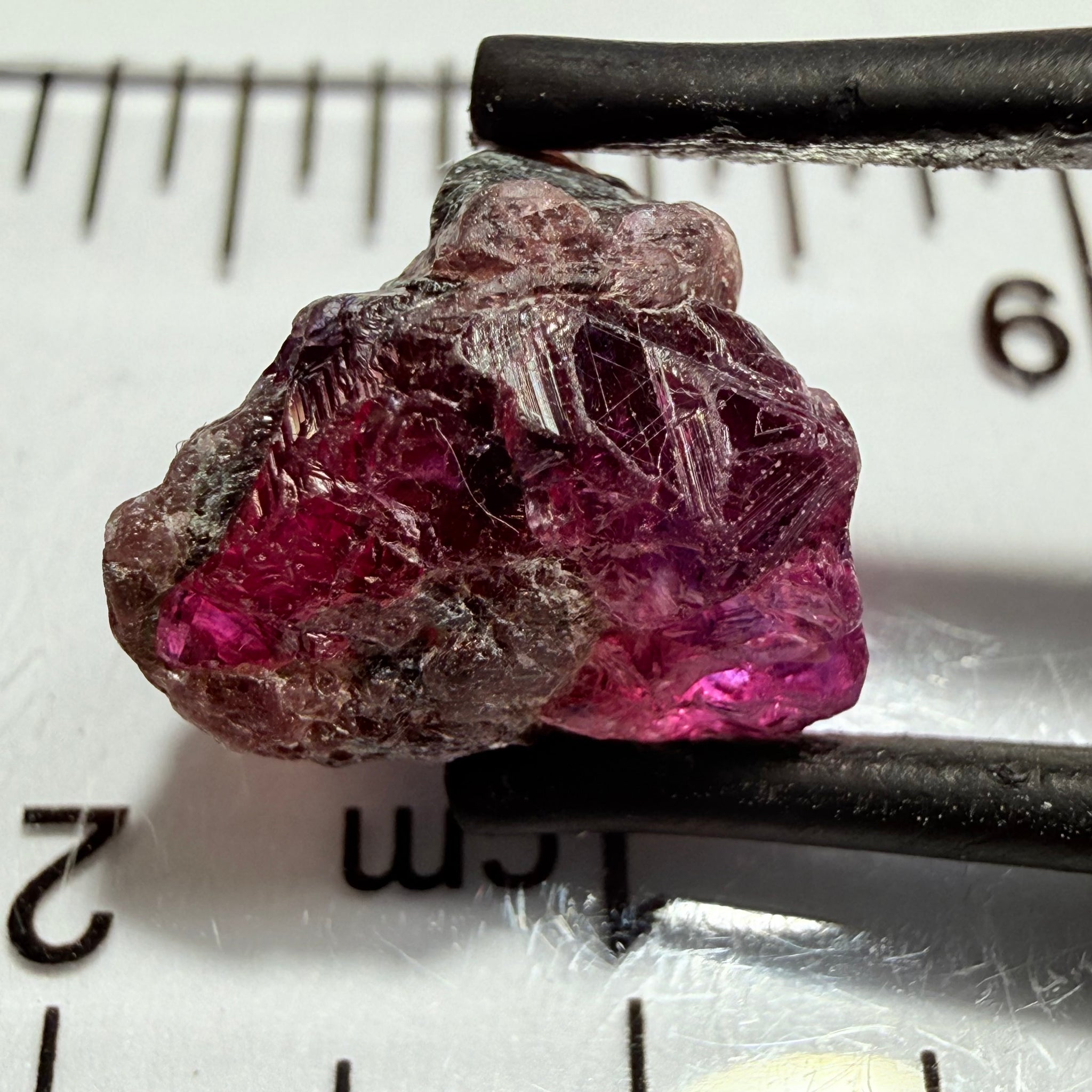 Winza Sapphire Crystal, 6.83ct, Winza, Tanzania, Untreated Unheated, tiny gemmy faceting portions but please don’t facet it