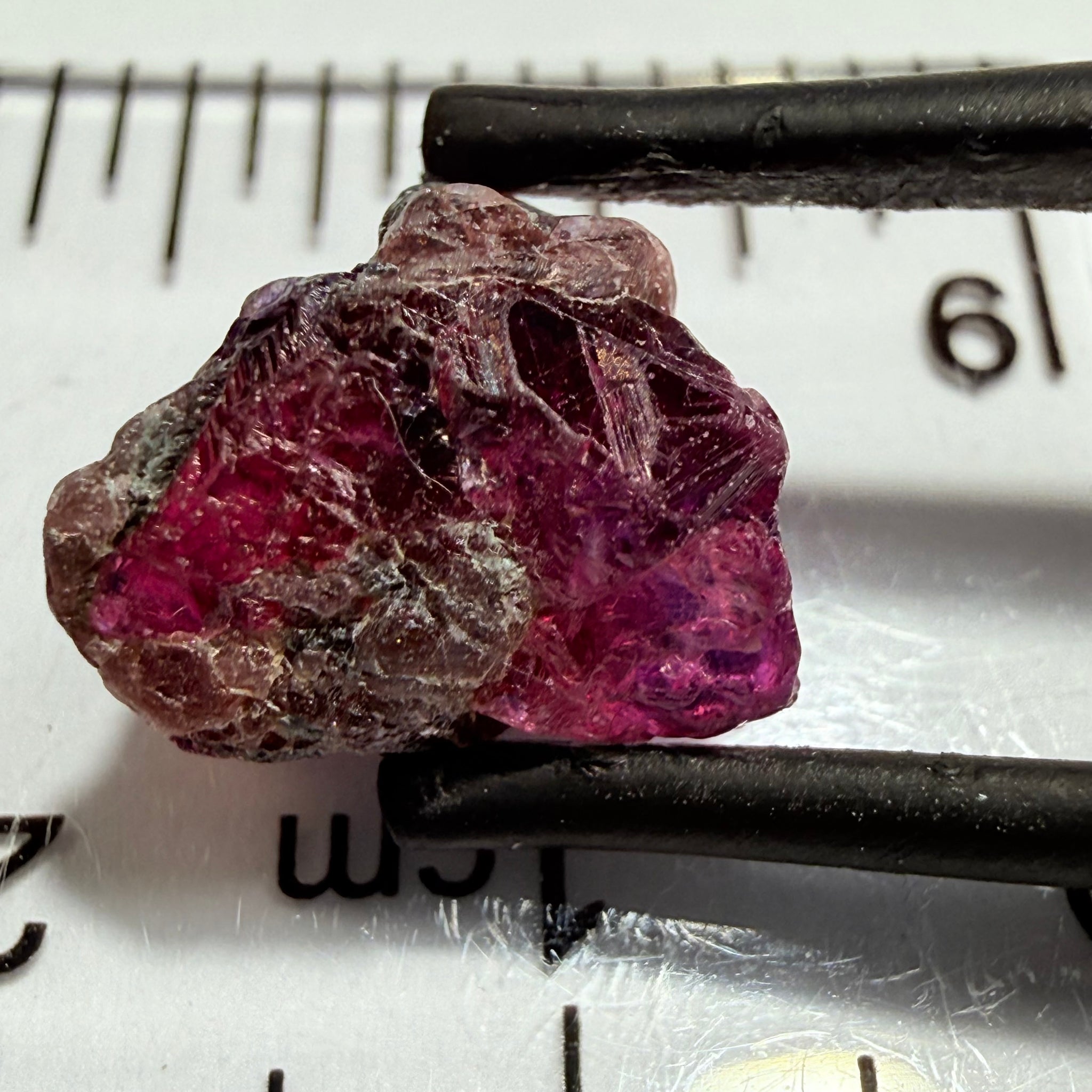 Winza Sapphire Crystal, 6.83ct, Winza, Tanzania, Untreated Unheated, tiny gemmy faceting portions but please don’t facet it