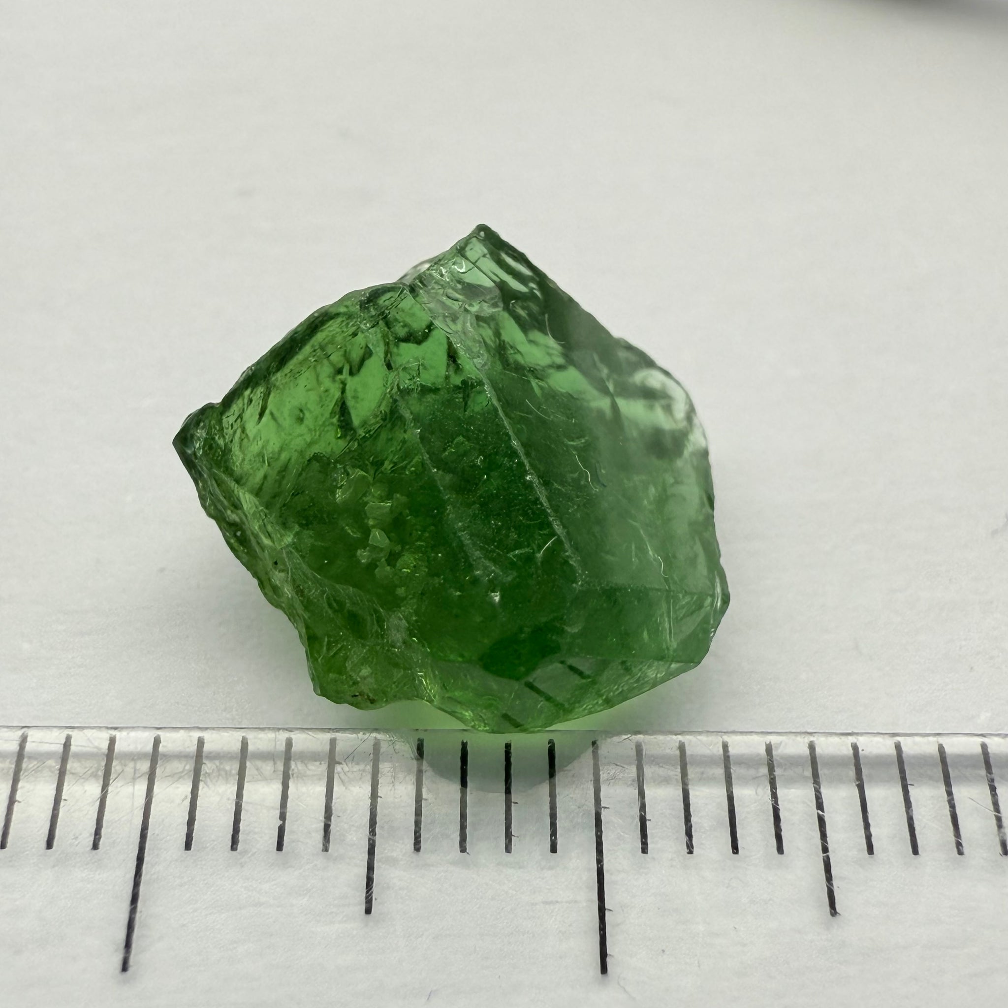 Chrome Tourmaline Crystal, 6.83ct, Laletema hills, Tanzania, Untreated Unheated, specimen grade only not for faceting, set it as is into jewellery