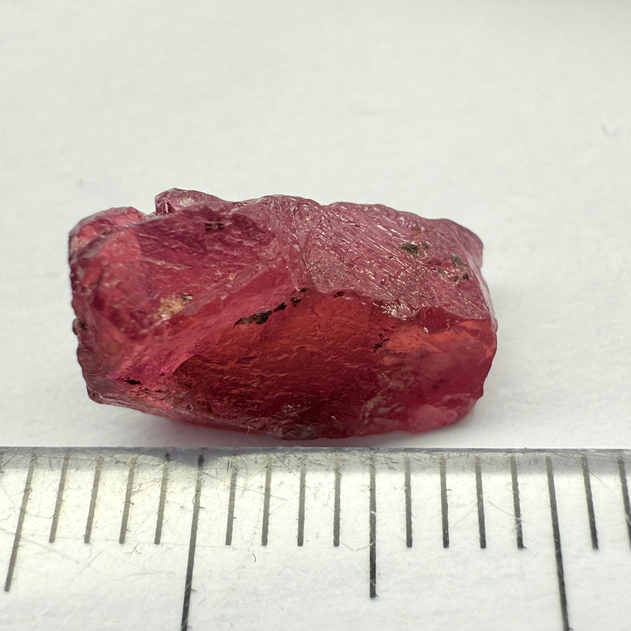 Ruby/Sapphire, 5.02ct, Winza, Tanzania, Untreated Unheated. Silky and slightly included on the outside. See videos (backlit for transparency) and photos