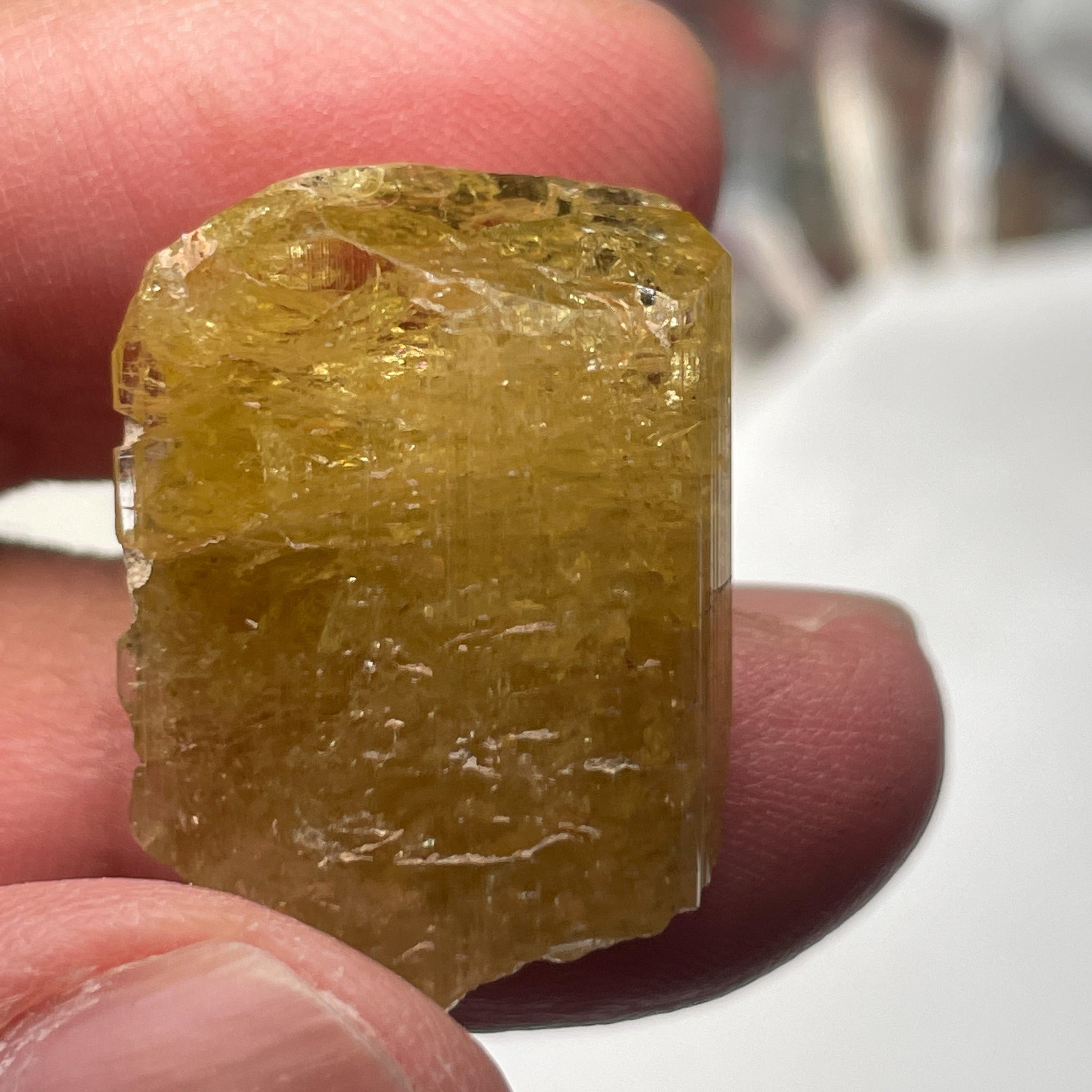 45.60Ct Tourmaline Crystal. Tanzania. Untreated Unheated.