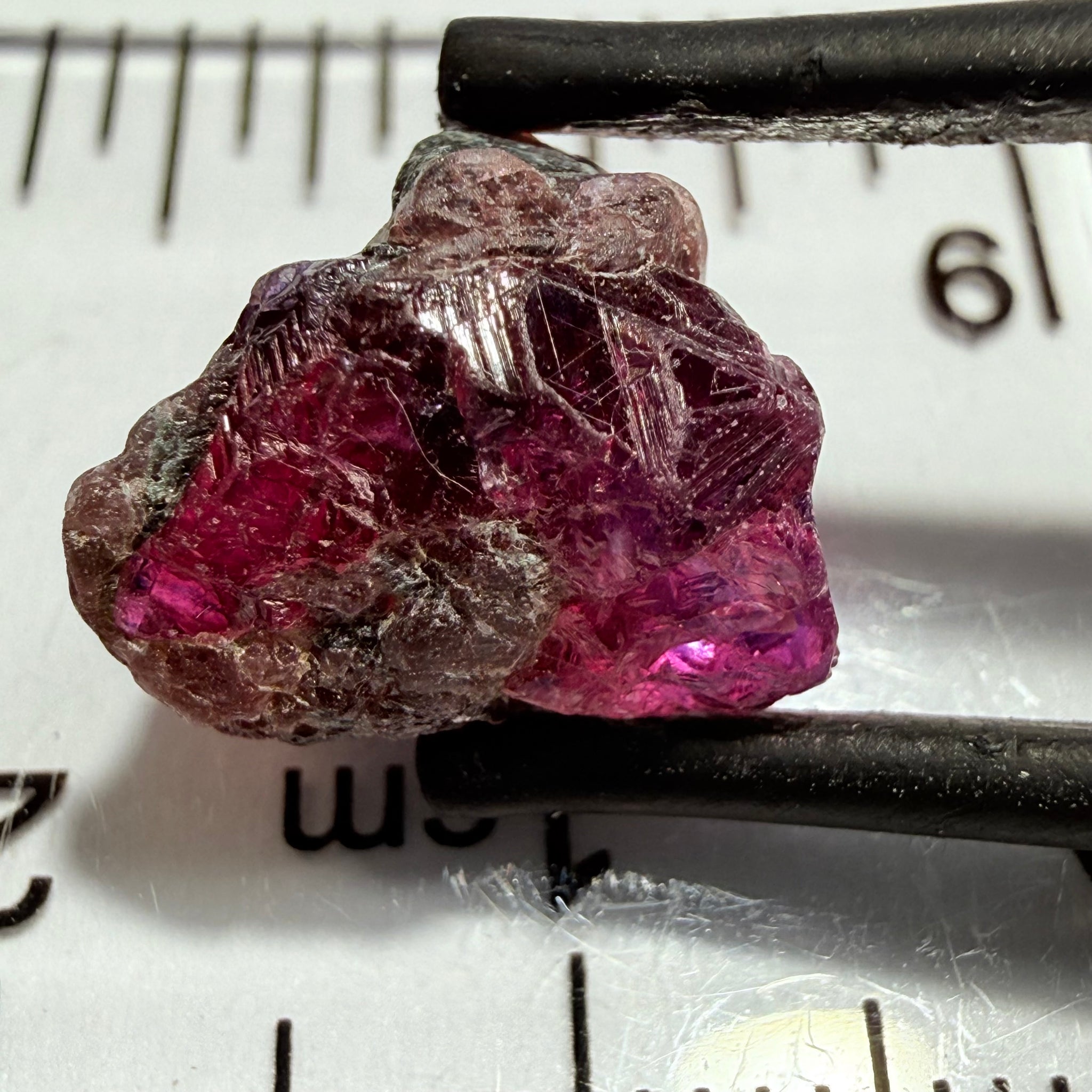 Winza Sapphire Crystal, 6.83ct, Winza, Tanzania, Untreated Unheated, tiny gemmy faceting portions but please don’t facet it