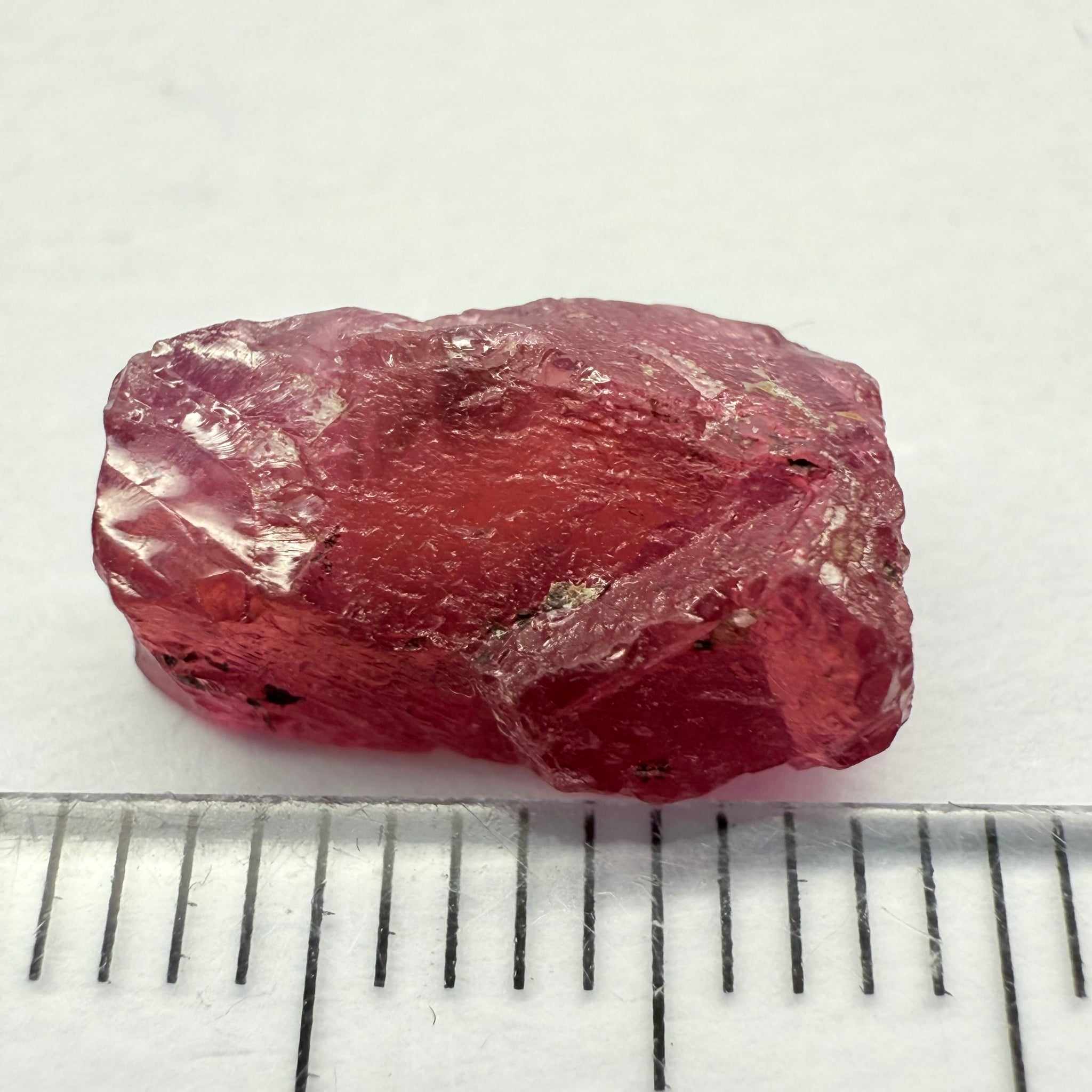 Ruby/Sapphire, 5.02ct, Winza, Tanzania, Untreated Unheated. Silky and slightly included on the outside. See videos (backlit for transparency) and photos