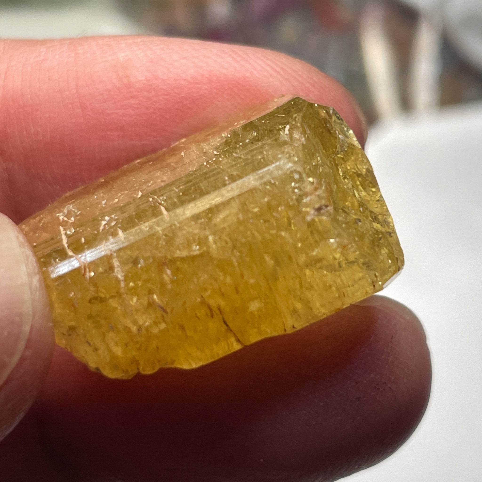 45.60Ct Tourmaline Crystal. Tanzania. Untreated Unheated.