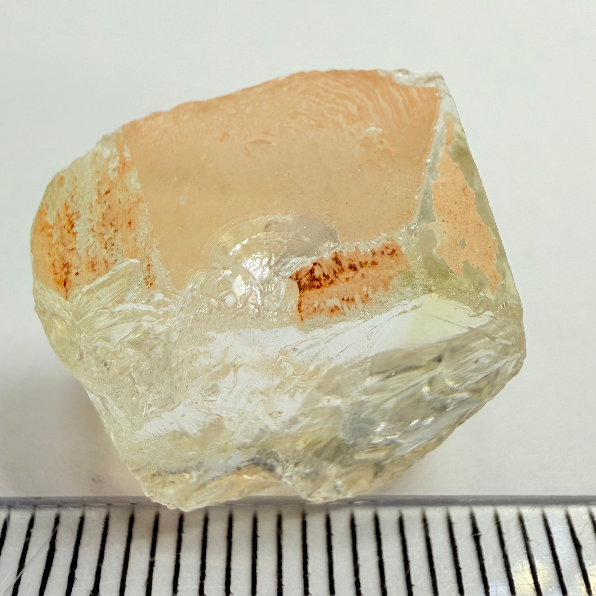 Citrine, 21.87ct, Zambia, Untreated Unheated, VVS-IF flat shape