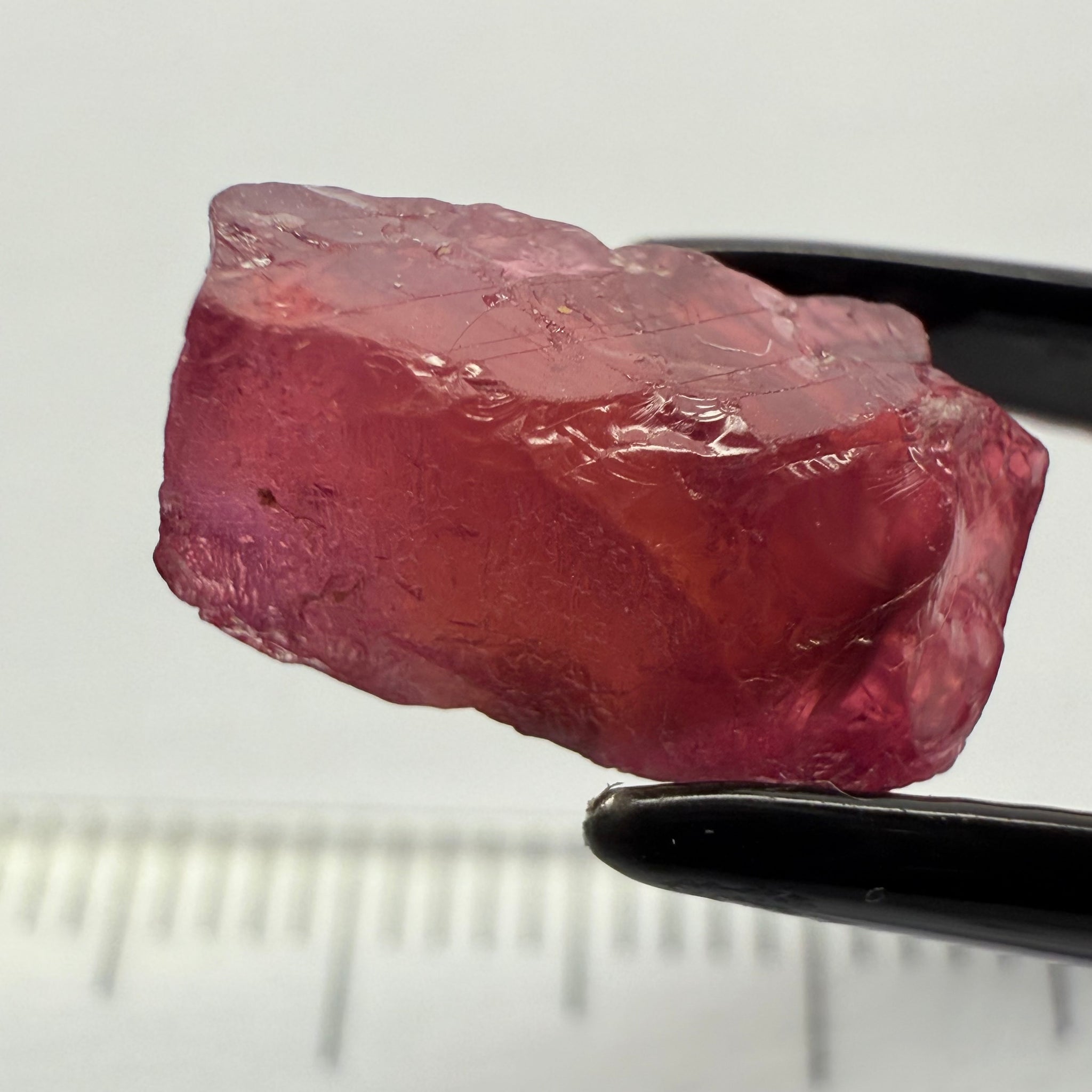 Ruby/Sapphire, 5.02ct, Winza, Tanzania, Untreated Unheated. Silky and slightly included on the outside. See videos (backlit for transparency) and photos
