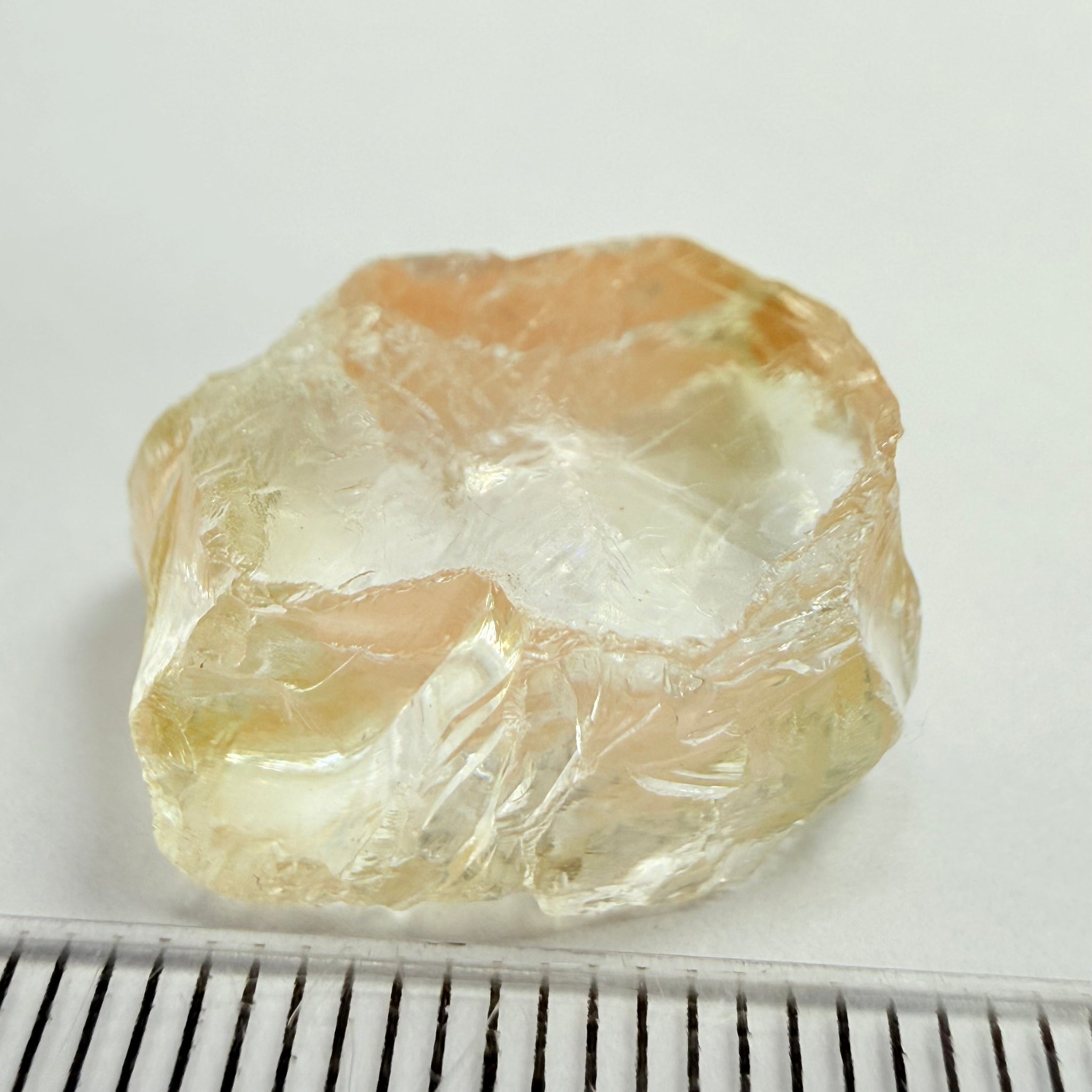 Citrine, 21.87ct, Zambia, Untreated Unheated, VVS-IF flat shape