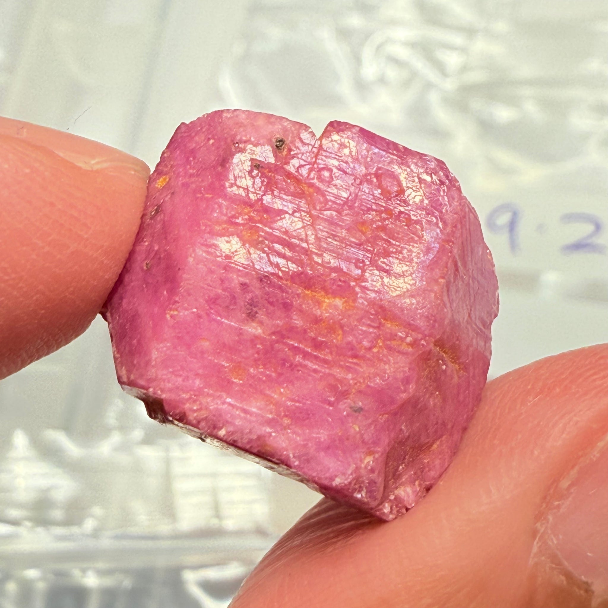 Sapphire Crystal, 9.20gm, Dodoma, Tanzania, Untreated Unheated