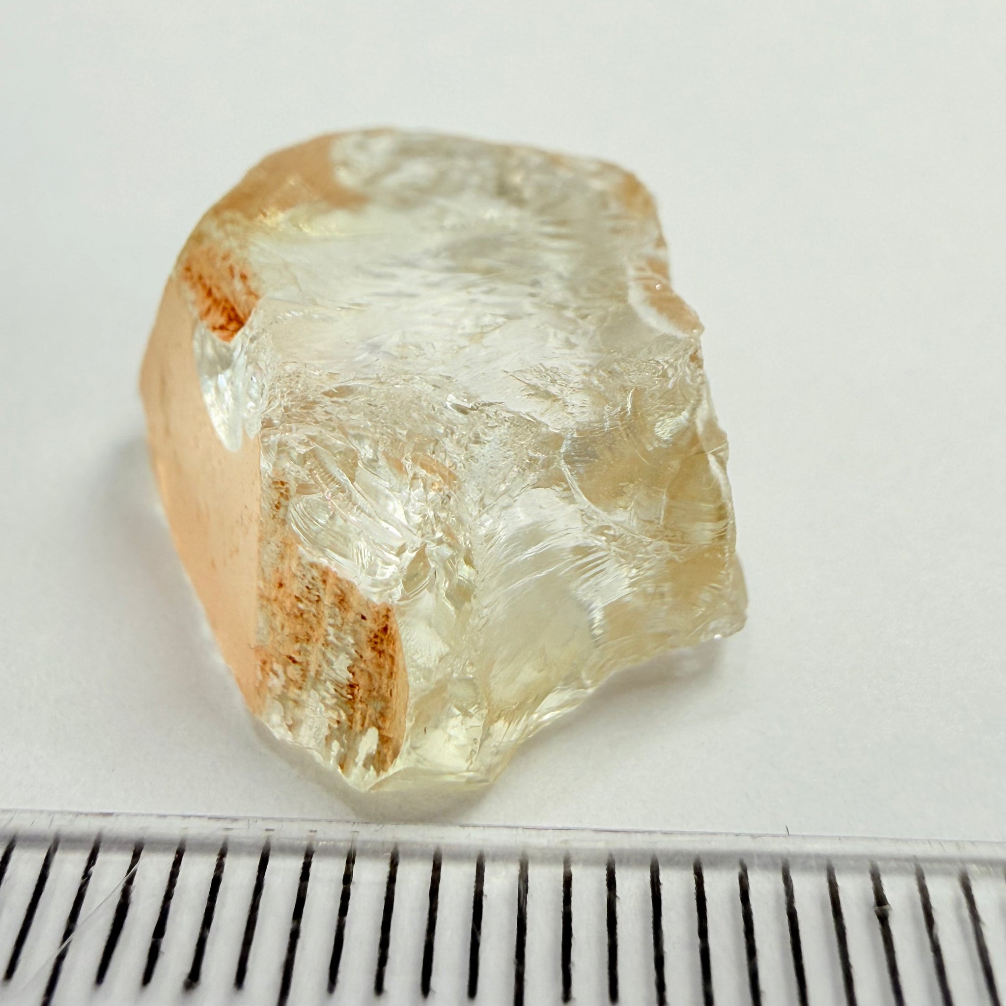 Citrine, 21.87ct, Zambia, Untreated Unheated, VVS-IF flat shape