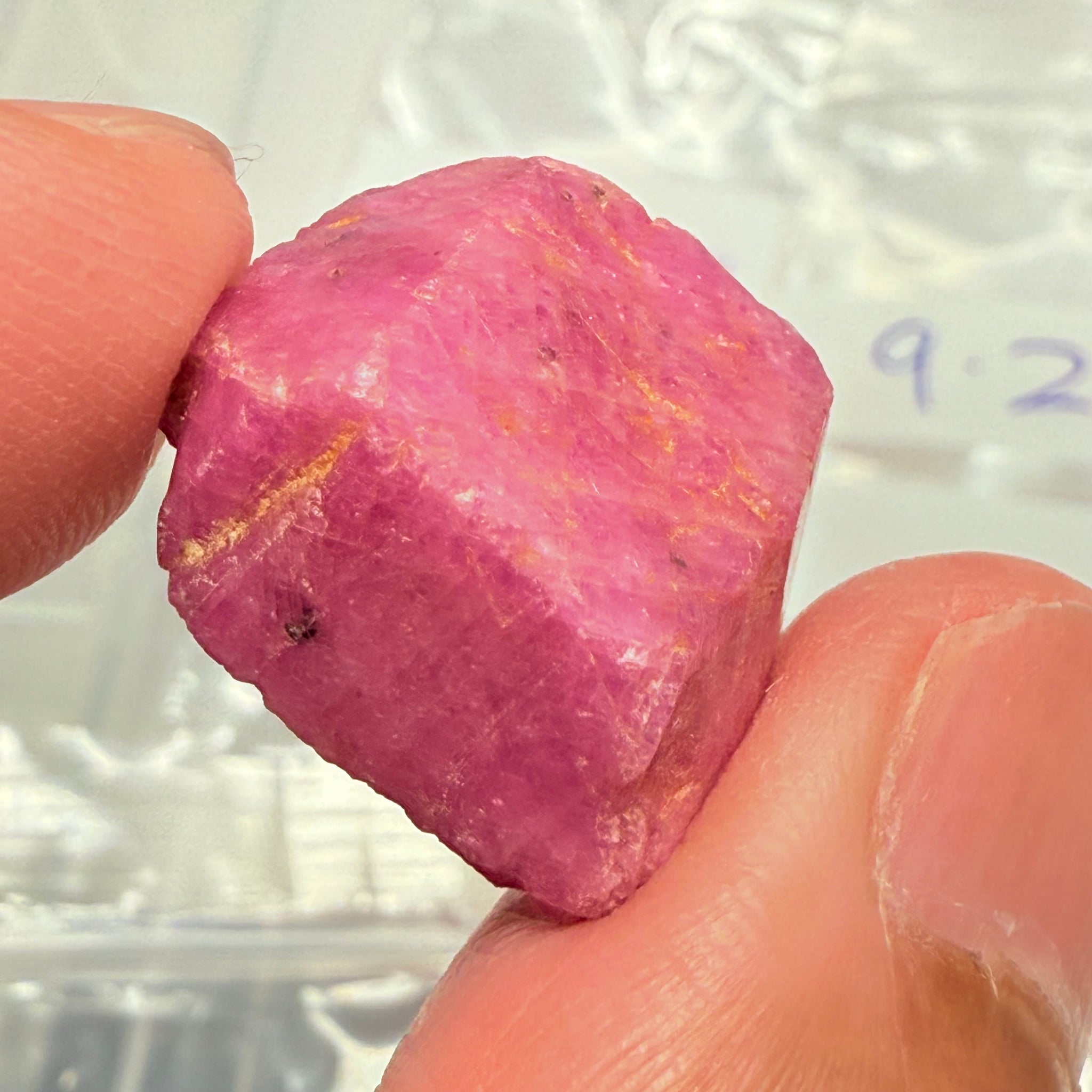 Sapphire Crystal, 9.20gm, Dodoma, Tanzania, Untreated Unheated