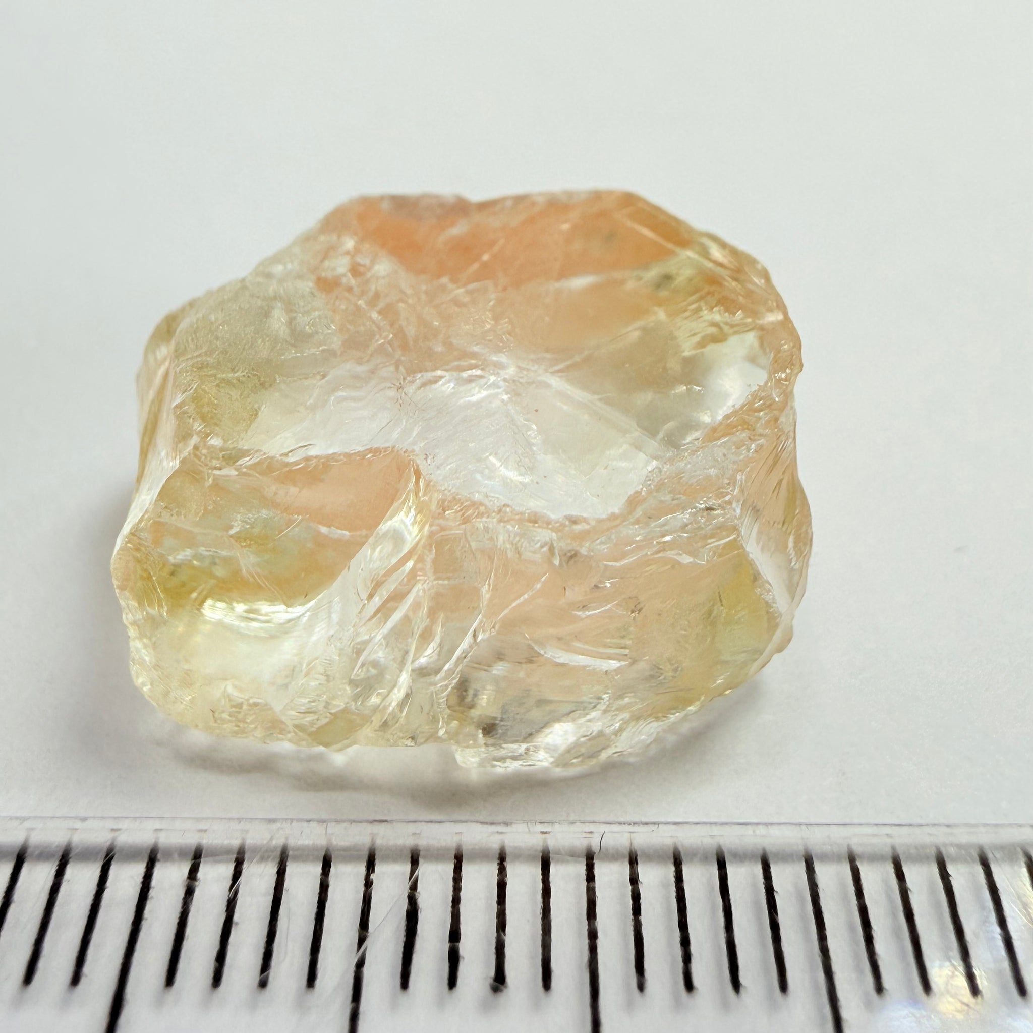 Citrine, 21.87ct, Zambia, Untreated Unheated, VVS-IF flat shape