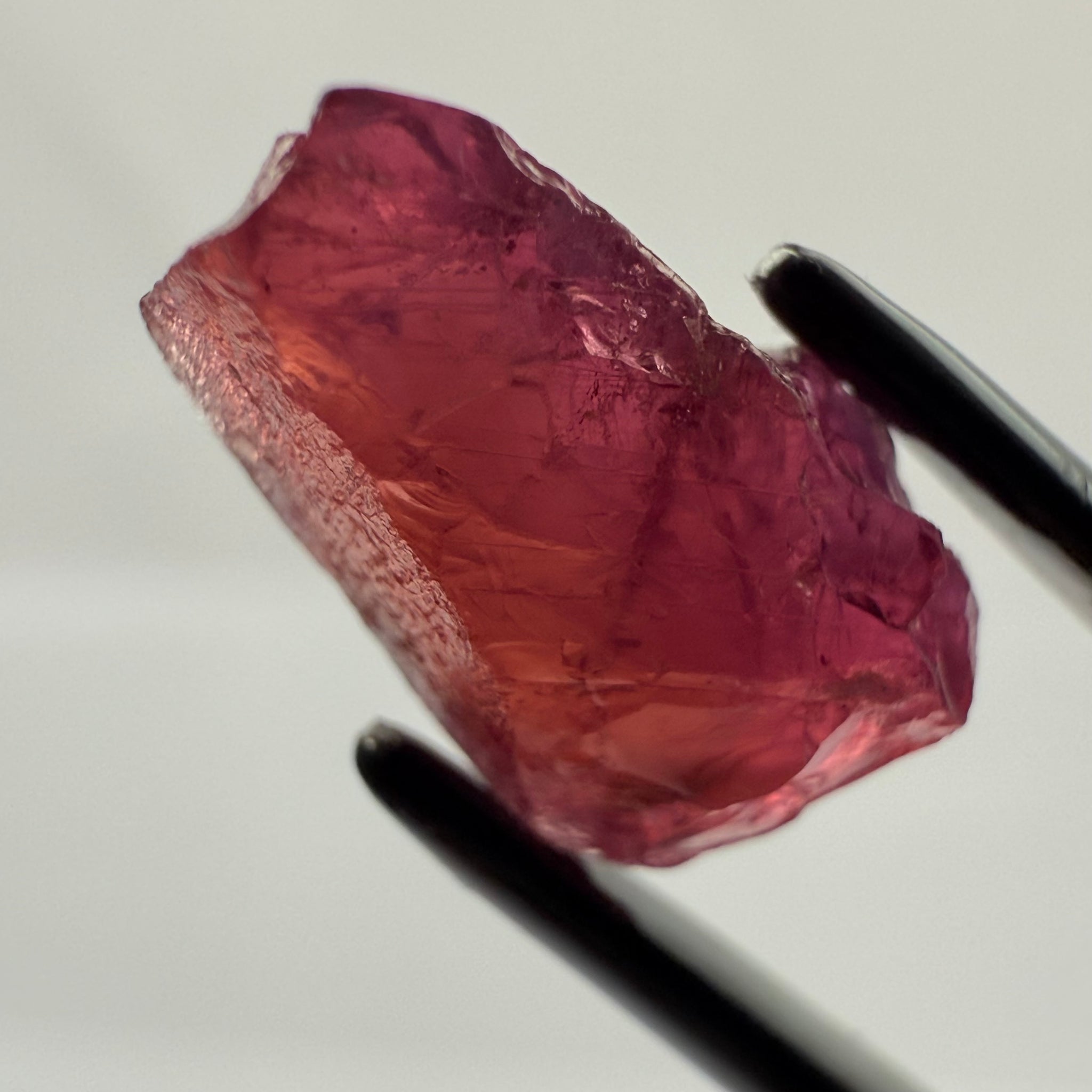 Ruby/Sapphire, 5.02ct, Winza, Tanzania, Untreated Unheated. Silky and slightly included on the outside. See videos (backlit for transparency) and photos