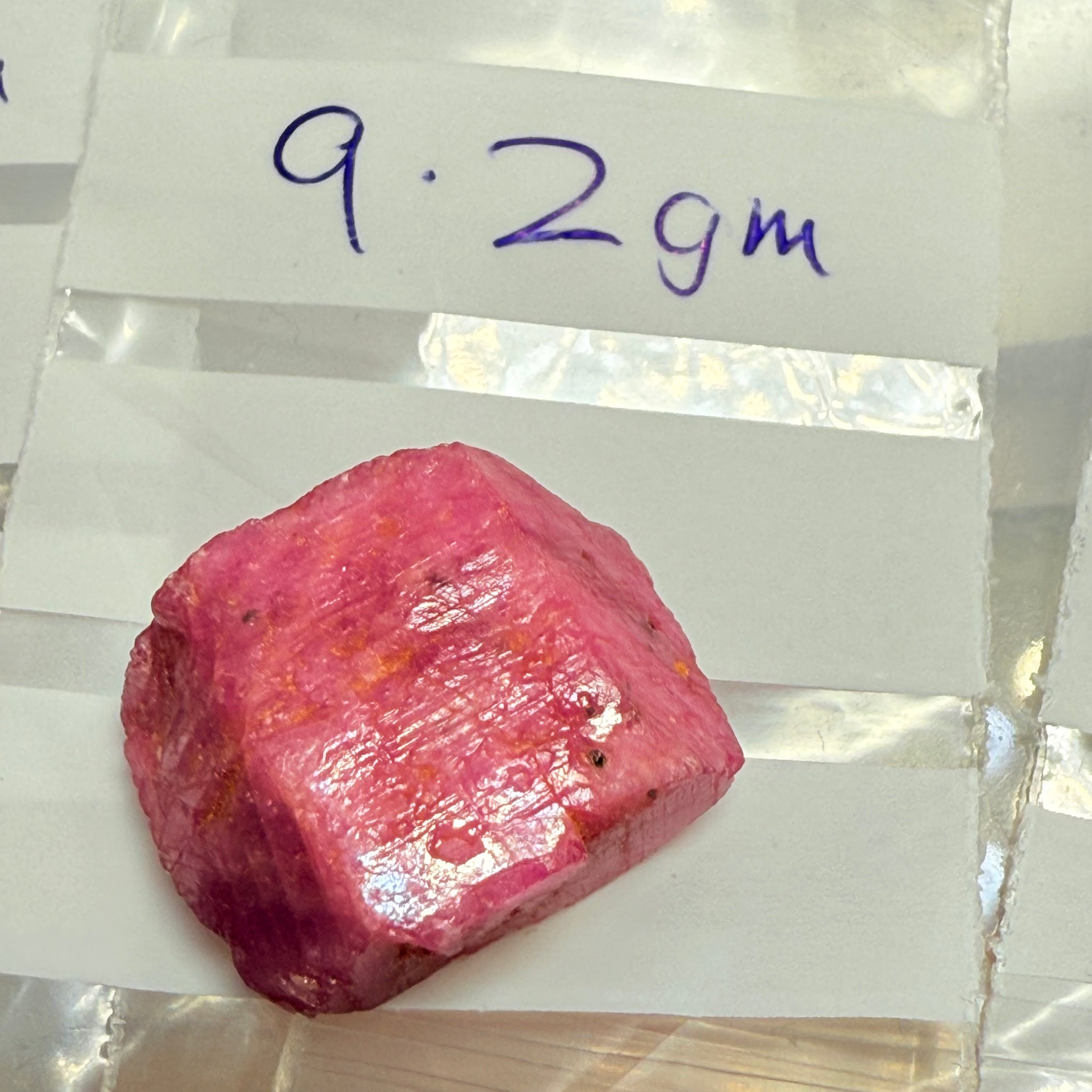 Sapphire Crystal, 9.20gm, Dodoma, Tanzania, Untreated Unheated