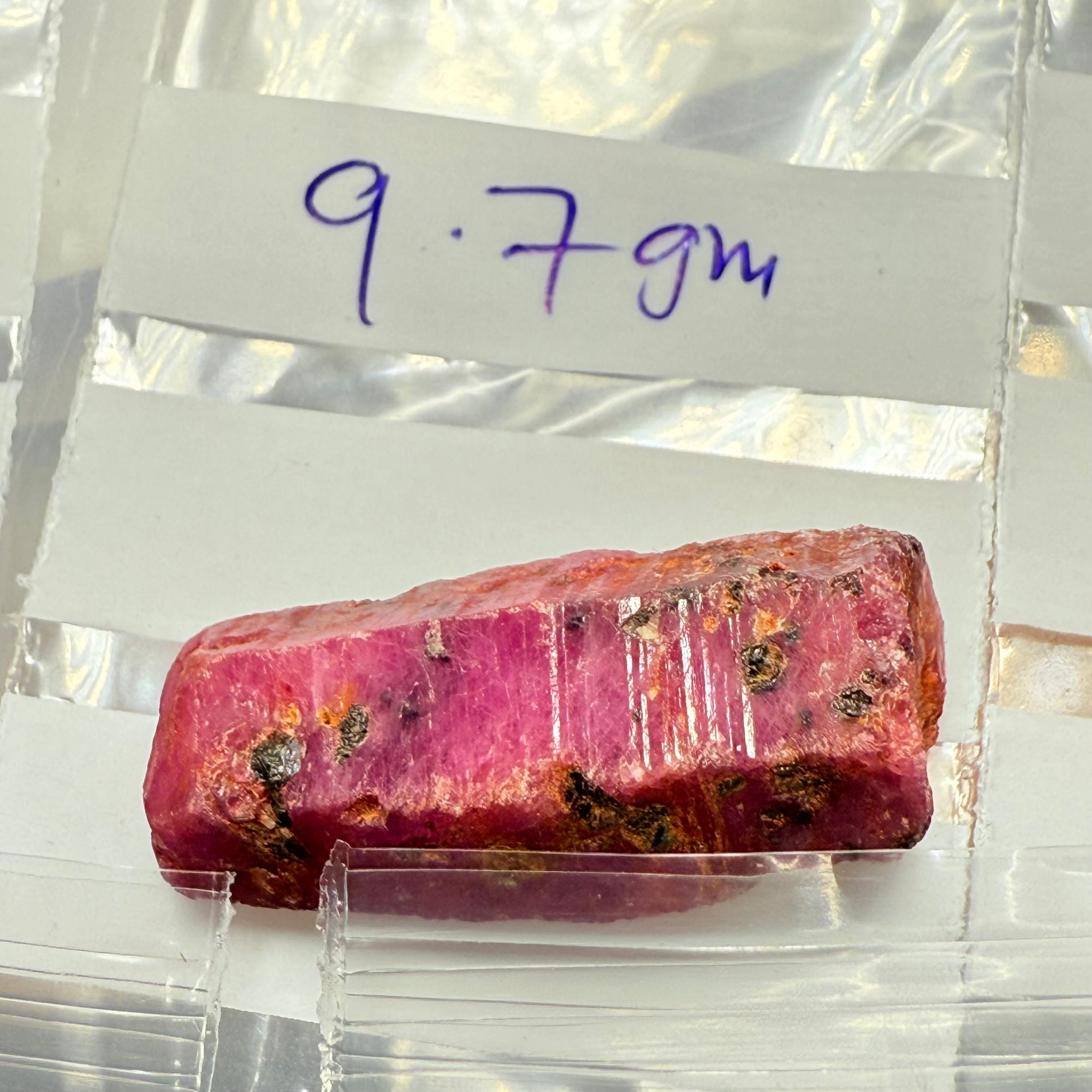 Sapphire Crystal, 9.70gm, Dodoma, Tanzania, Untreated Unheated