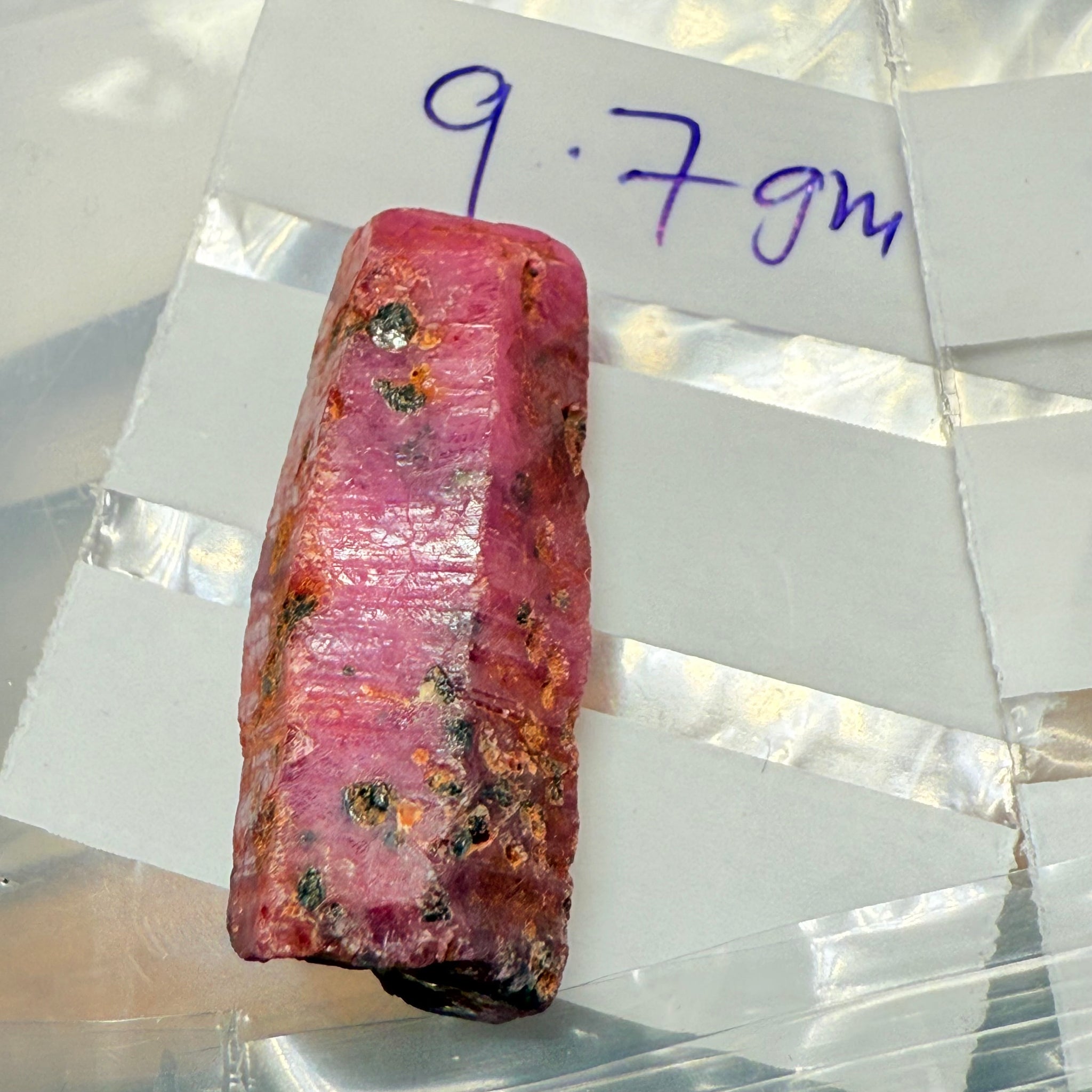 Sapphire Crystal, 9.70gm, Dodoma, Tanzania, Untreated Unheated