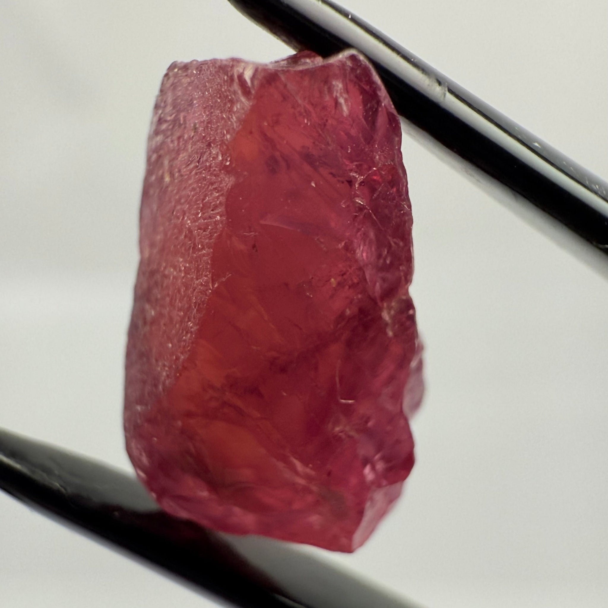 Ruby/Sapphire, 5.02ct, Winza, Tanzania, Untreated Unheated. Silky and slightly included on the outside. See videos (backlit for transparency) and photos