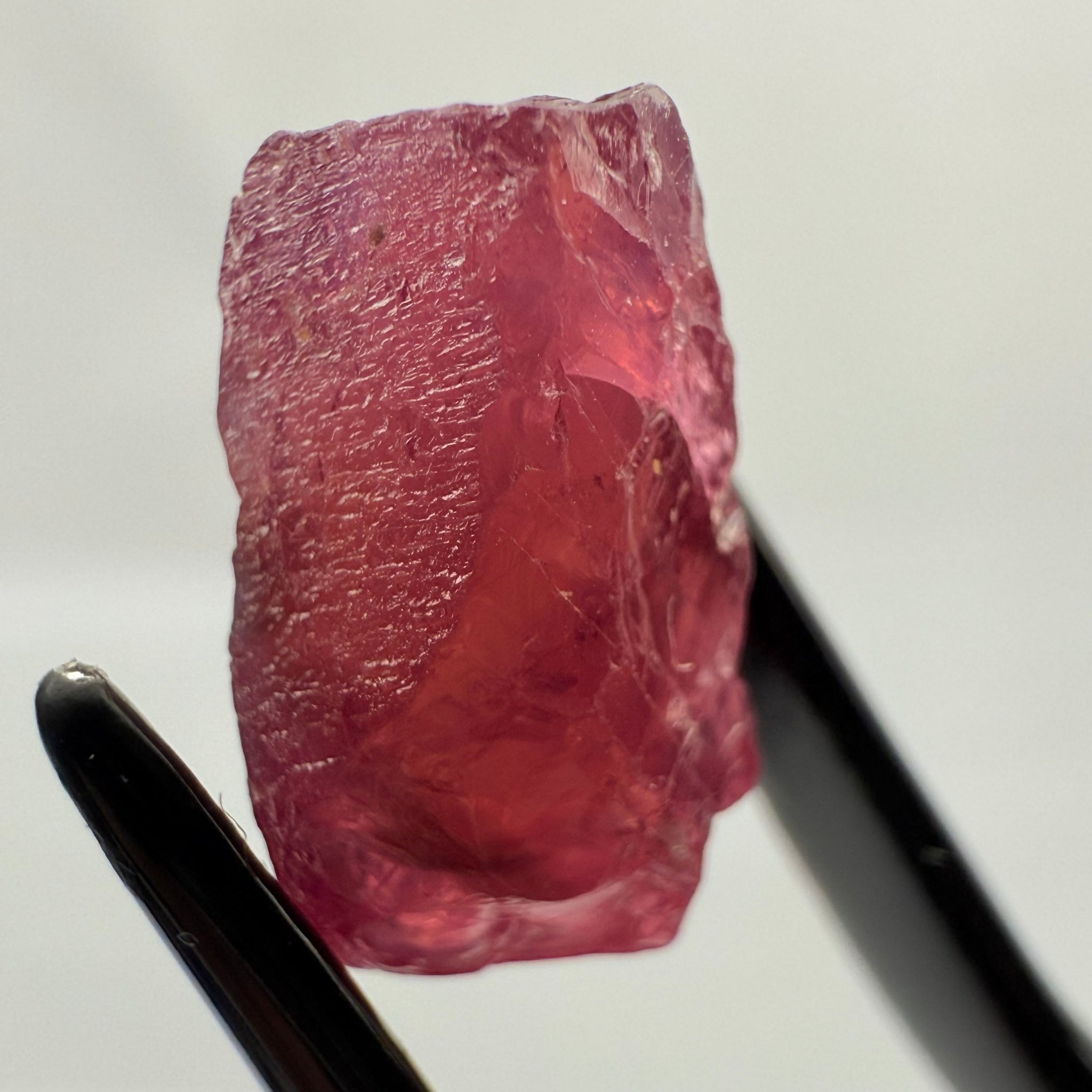 Ruby/Sapphire, 5.02ct, Winza, Tanzania, Untreated Unheated. Silky and slightly included on the outside. See videos (backlit for transparency) and photos
