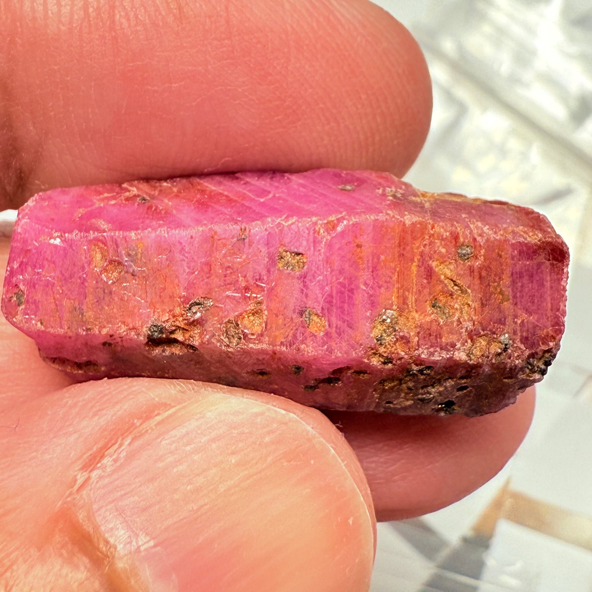 Sapphire Crystal, 9.70gm, Dodoma, Tanzania, Untreated Unheated