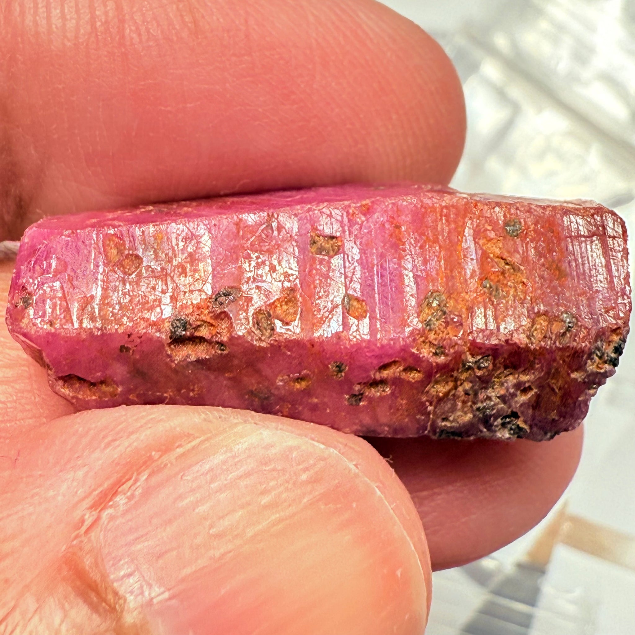 Sapphire Crystal, 9.70gm, Dodoma, Tanzania, Untreated Unheated