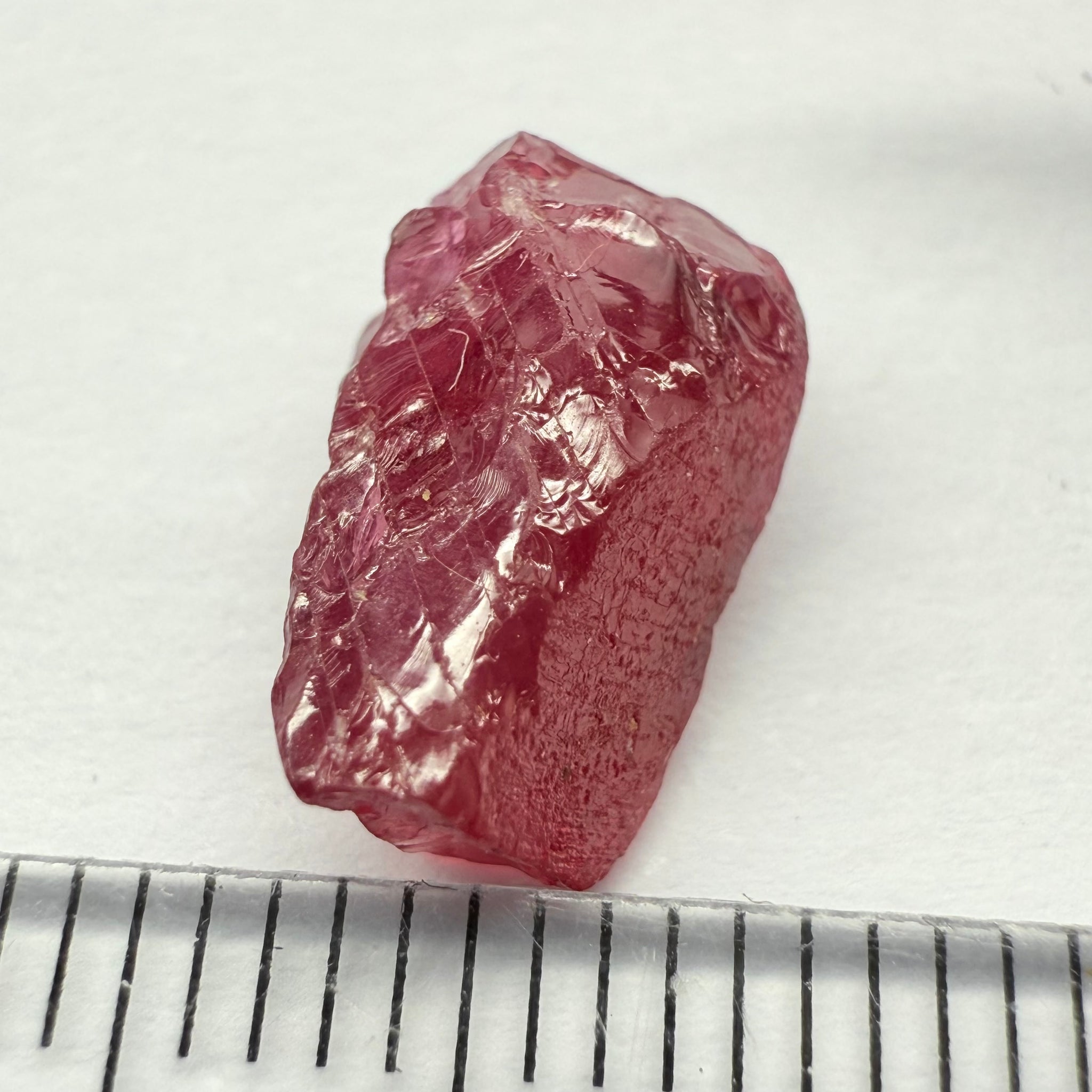 Ruby/Sapphire, 5.02ct, Winza, Tanzania, Untreated Unheated. Silky and slightly included on the outside. See videos (backlit for transparency) and photos