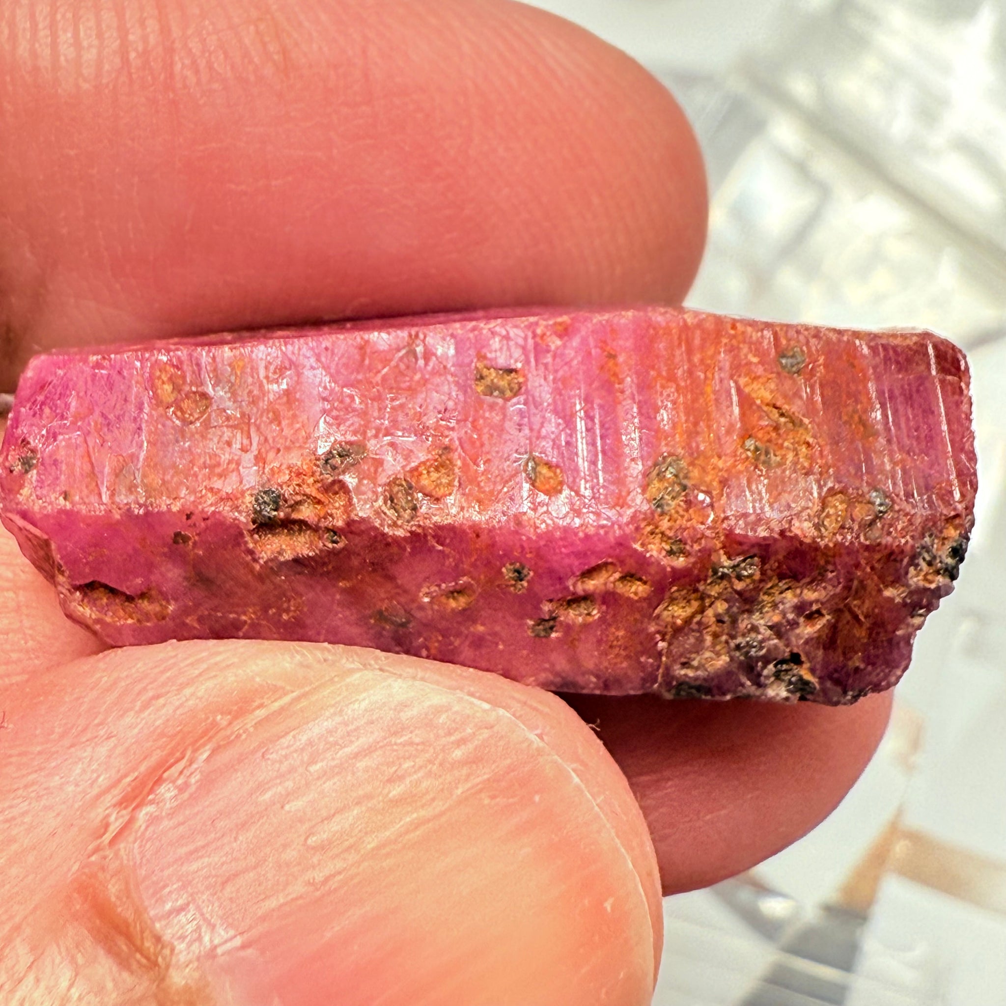 Sapphire Crystal, 9.70gm, Dodoma, Tanzania, Untreated Unheated