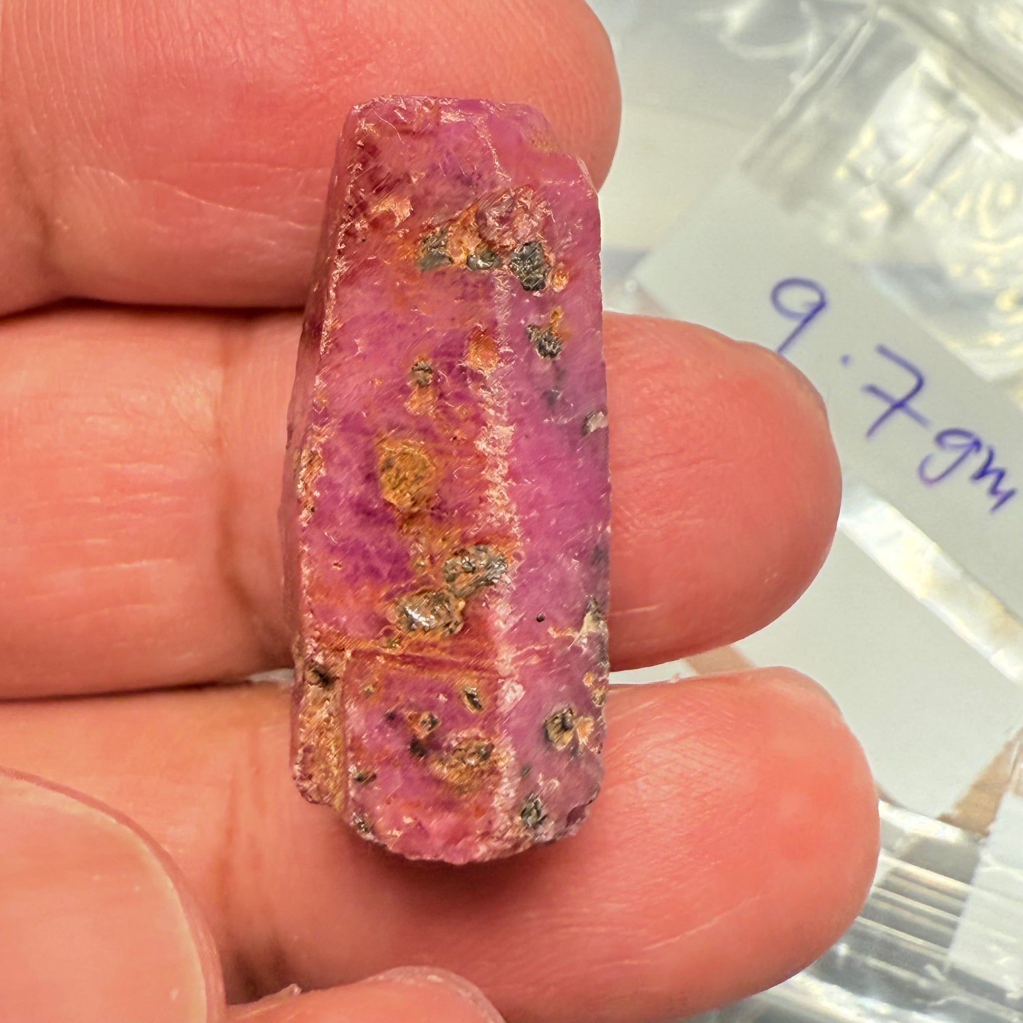 Sapphire Crystal, 9.70gm, Dodoma, Tanzania, Untreated Unheated