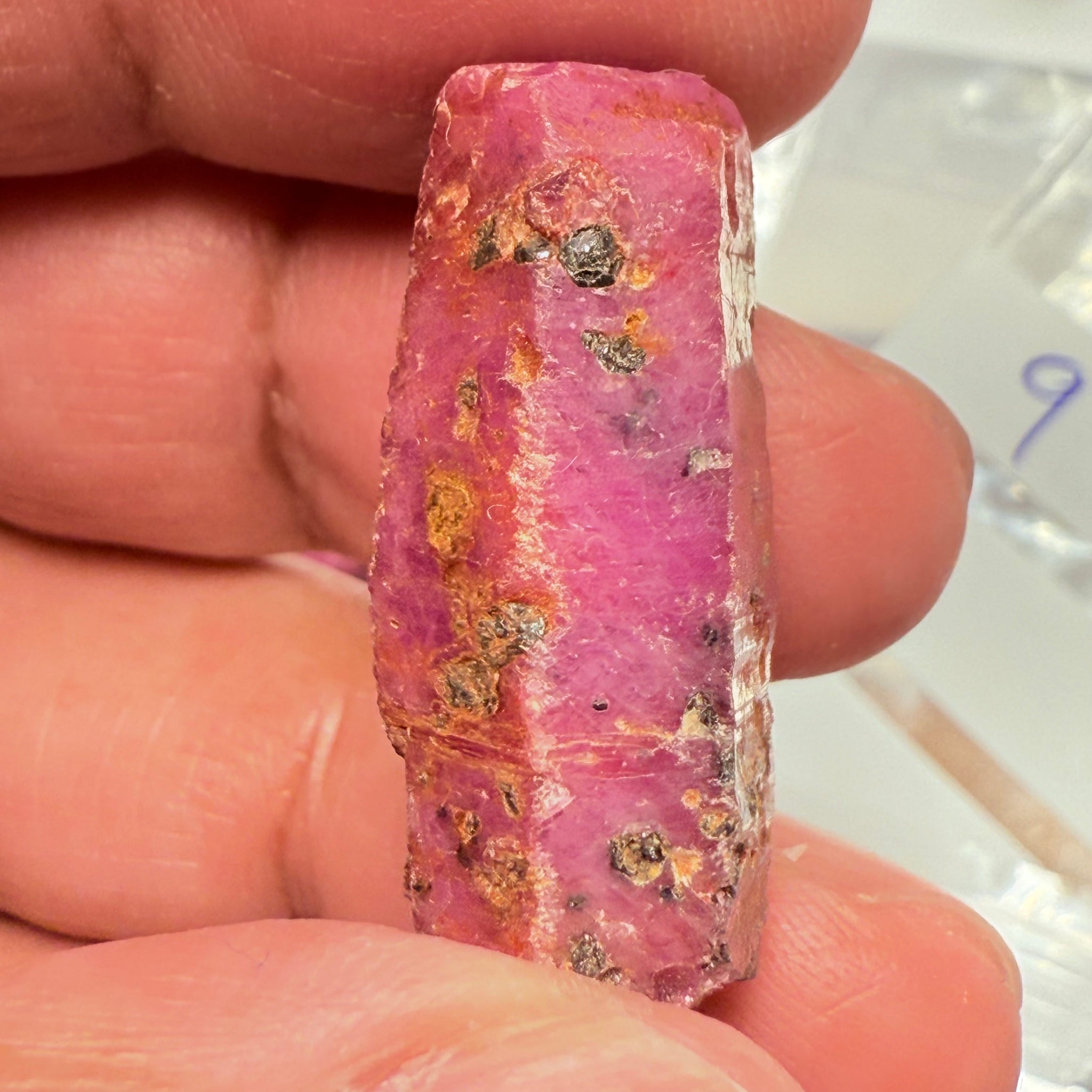 Sapphire Crystal, 9.70gm, Dodoma, Tanzania, Untreated Unheated