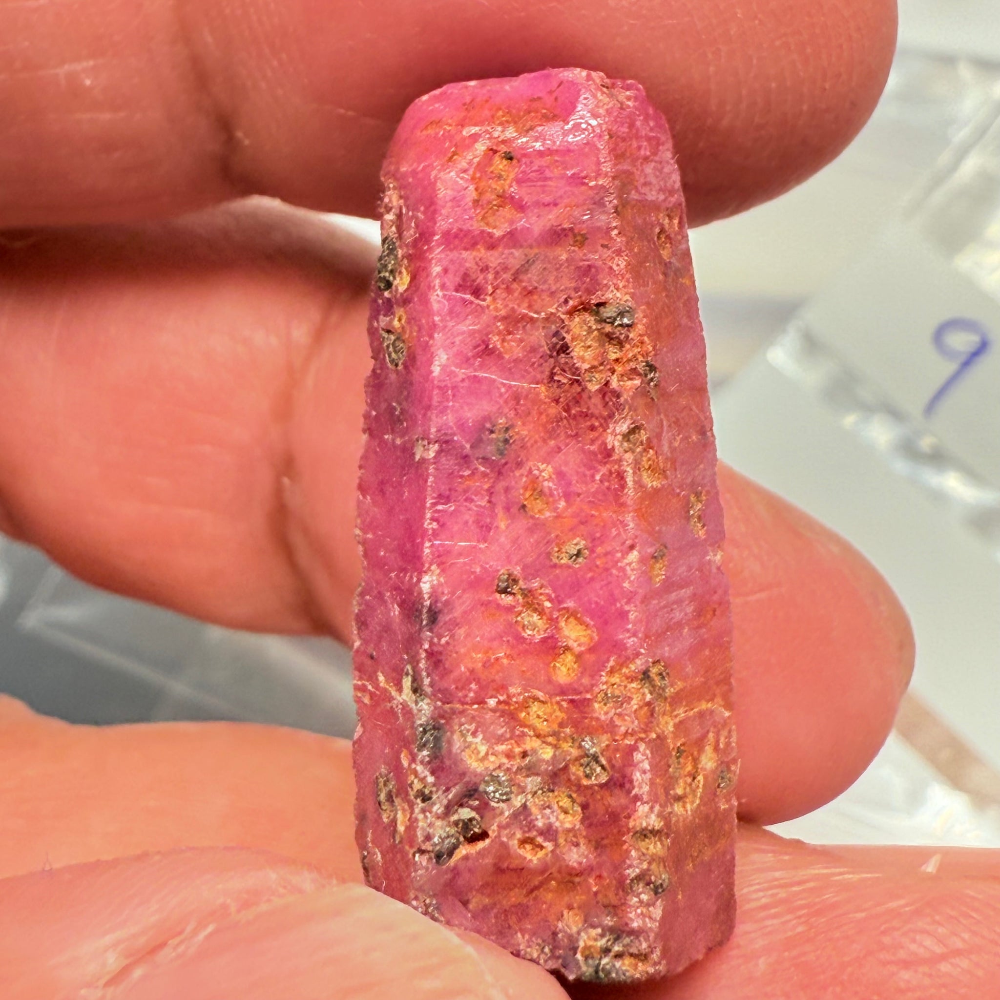 Sapphire Crystal, 9.70gm, Dodoma, Tanzania, Untreated Unheated