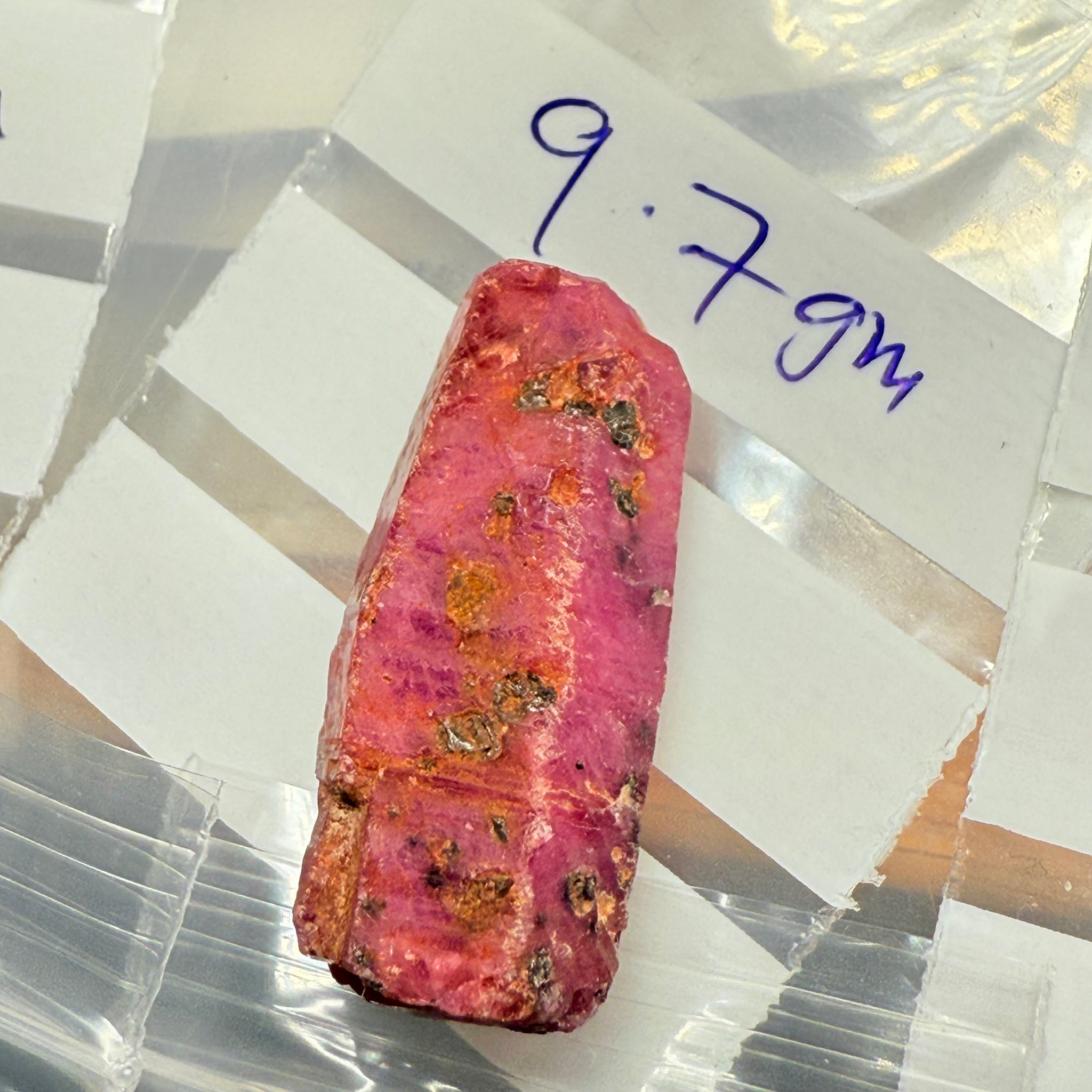 Sapphire Crystal, 9.70gm, Dodoma, Tanzania, Untreated Unheated