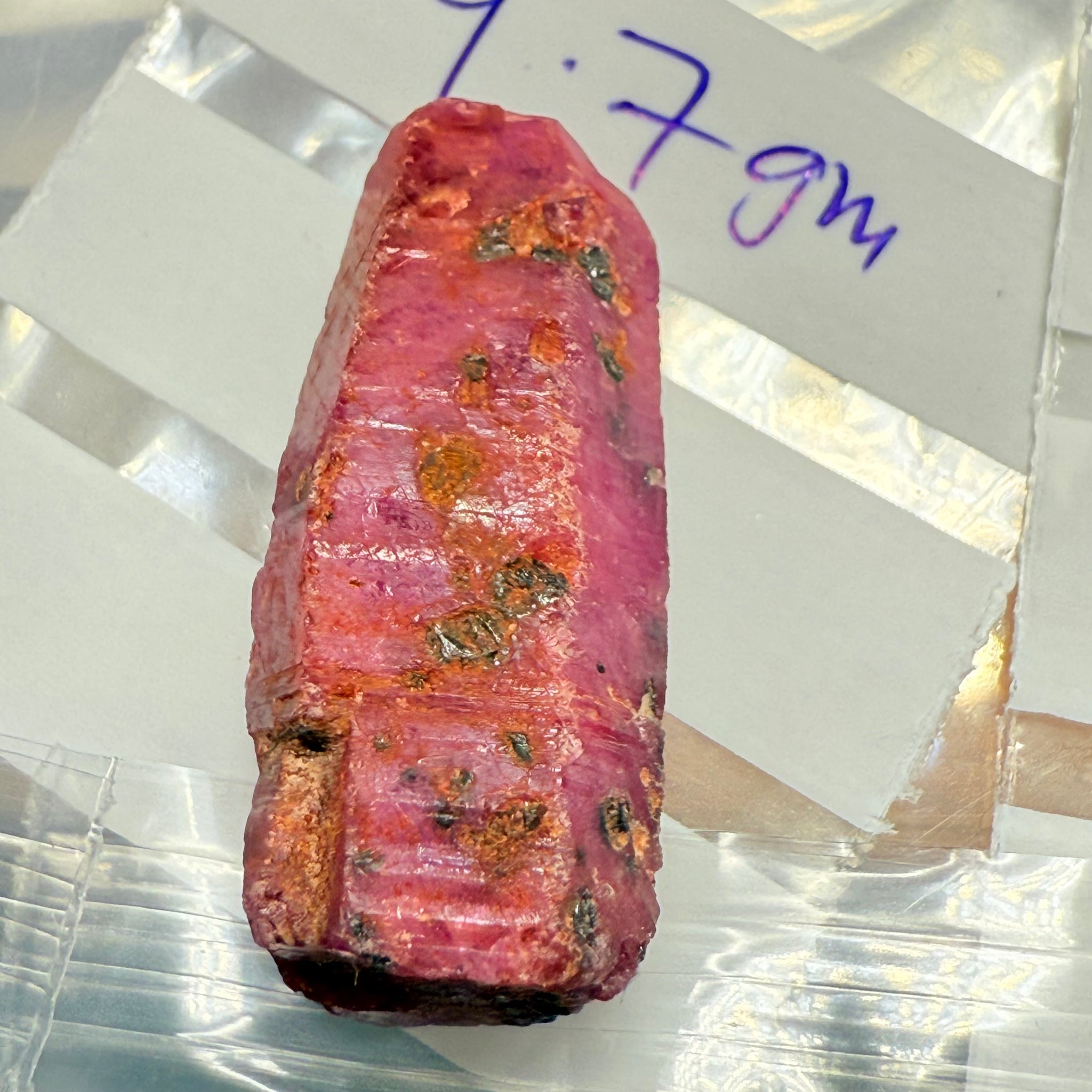 Sapphire Crystal, 9.70gm, Dodoma, Tanzania, Untreated Unheated