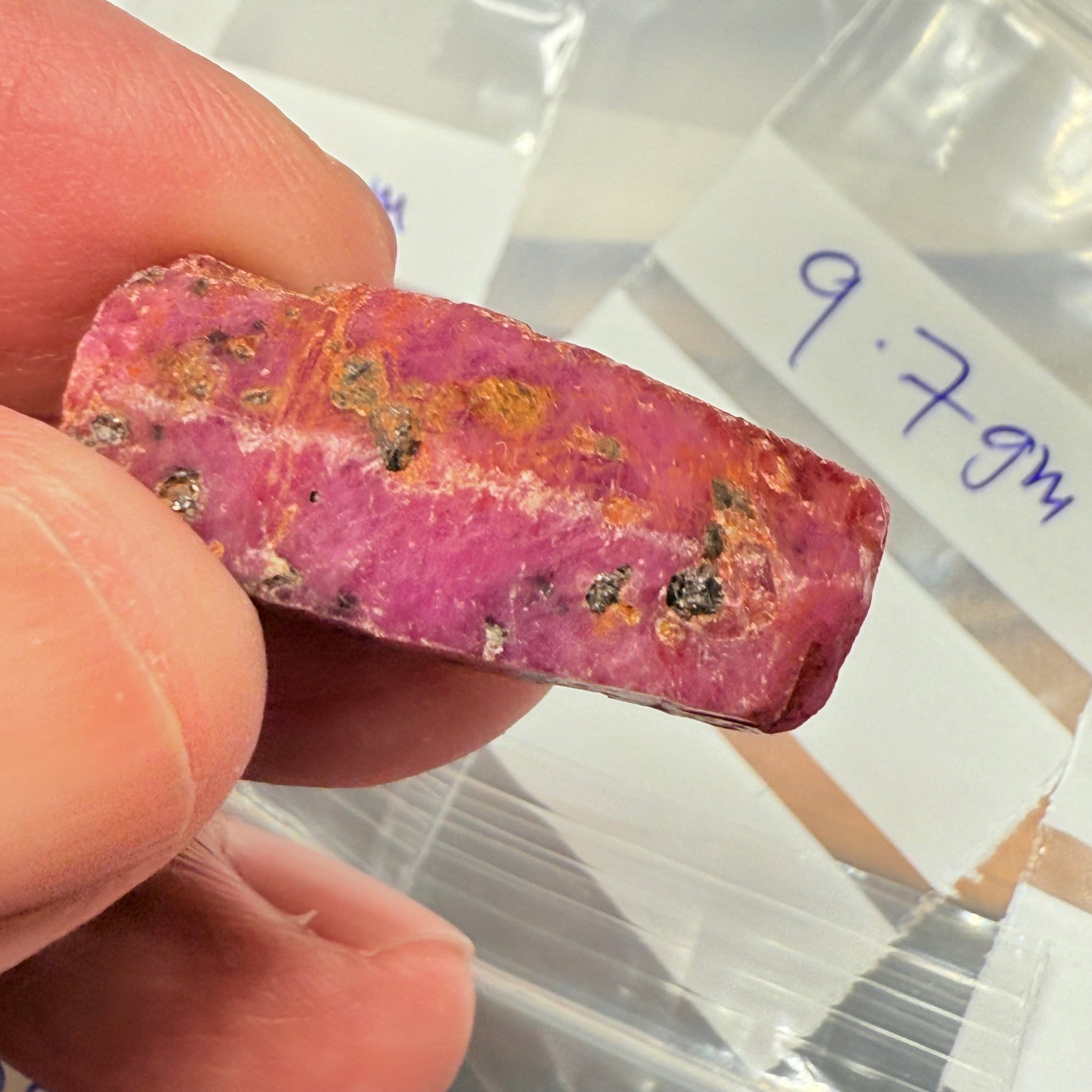 Sapphire Crystal, 9.70gm, Dodoma, Tanzania, Untreated Unheated