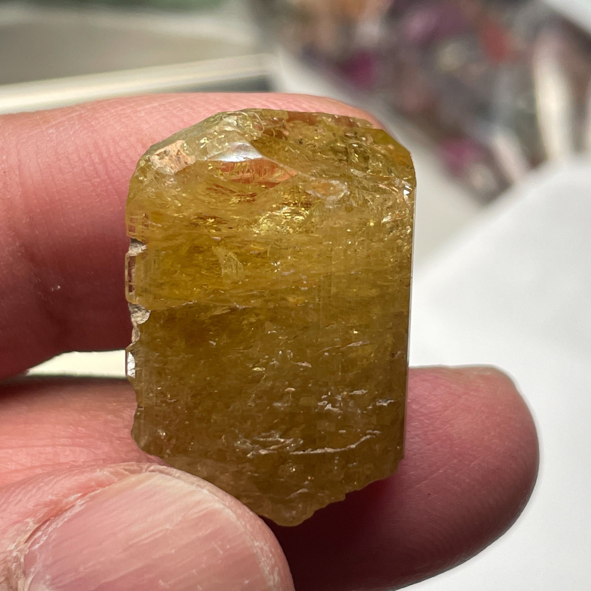 45.60Ct Tourmaline Crystal. Tanzania. Untreated Unheated.