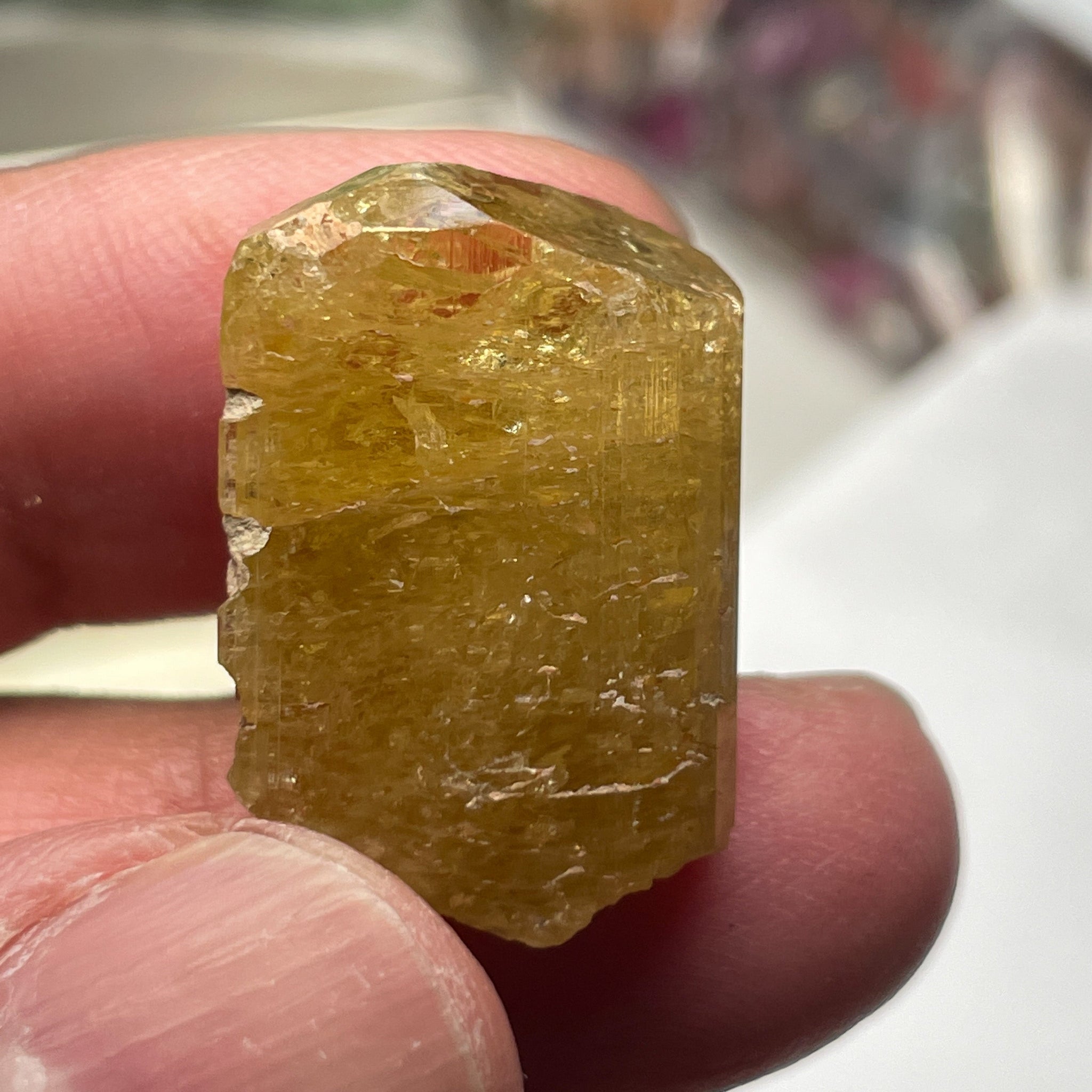 45.60Ct Tourmaline Crystal. Tanzania. Untreated Unheated.