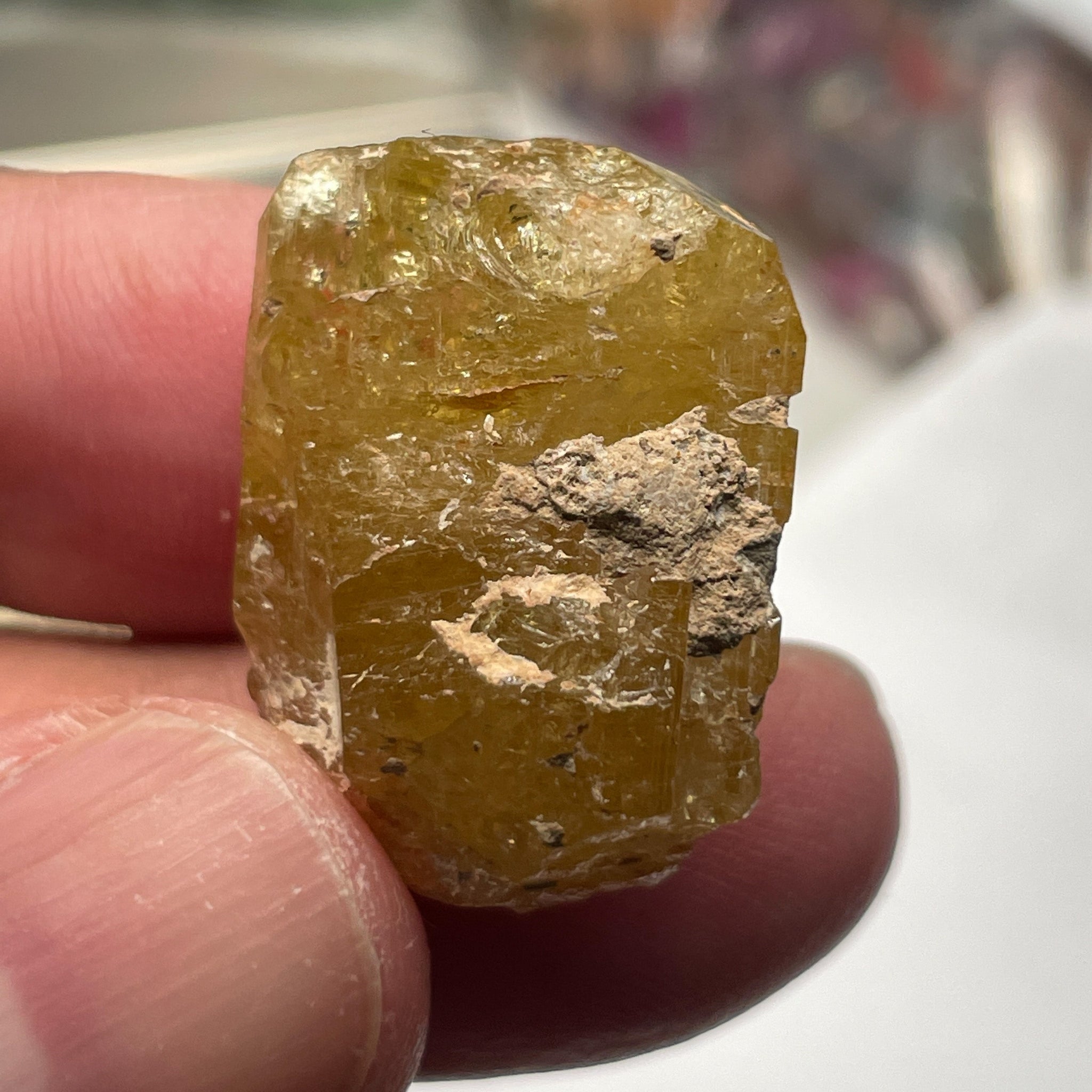 45.60Ct Tourmaline Crystal. Tanzania. Untreated Unheated.