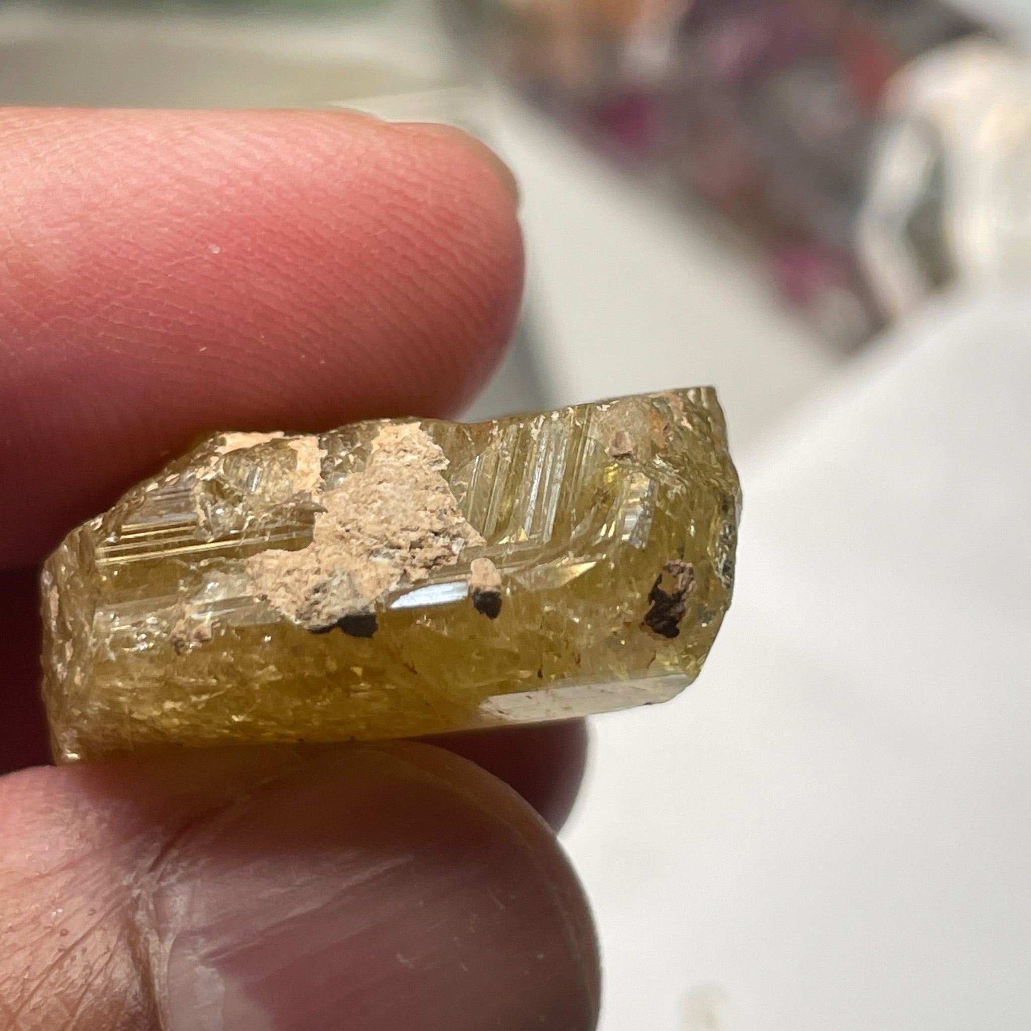 45.60Ct Tourmaline Crystal. Tanzania. Untreated Unheated.