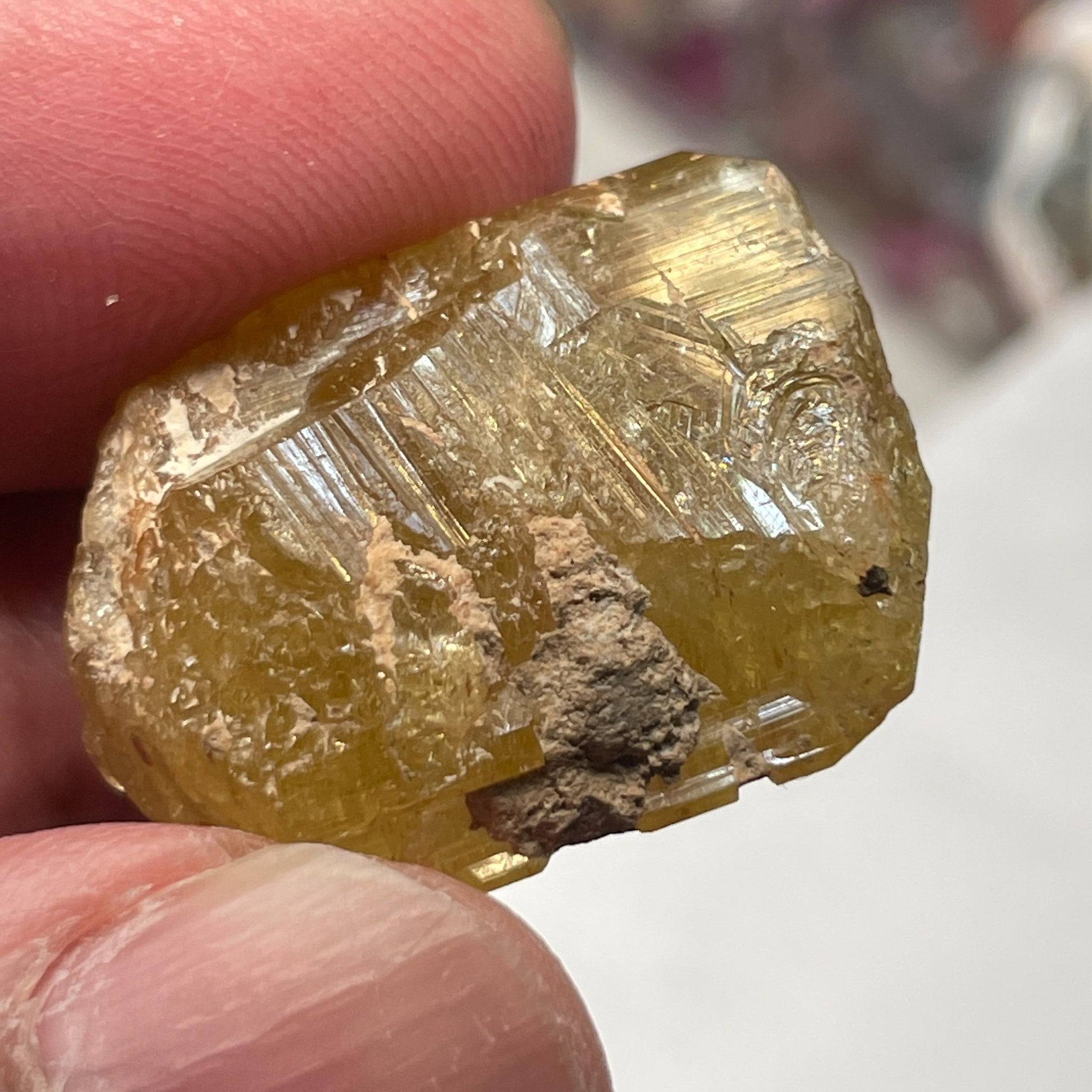 45.60Ct Tourmaline Crystal. Tanzania. Untreated Unheated.