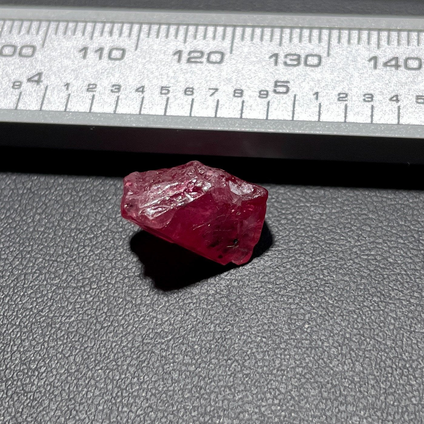 10.53Ct Mahenge Red Spinel Crystal. Tanzania Untreated Unheated. 14.5 X 8.1 11.7 Mm