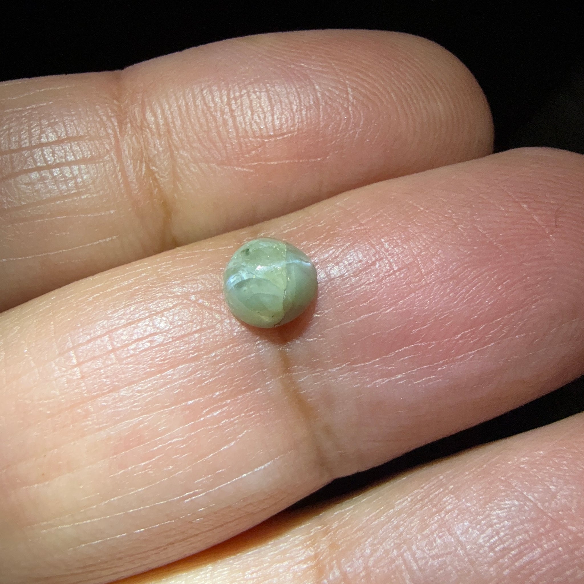 Cats-Eye Alexandrite (very slight partial cats-eye effect), 0.97ct, Manyara, Tanzania, Untreated Unheated