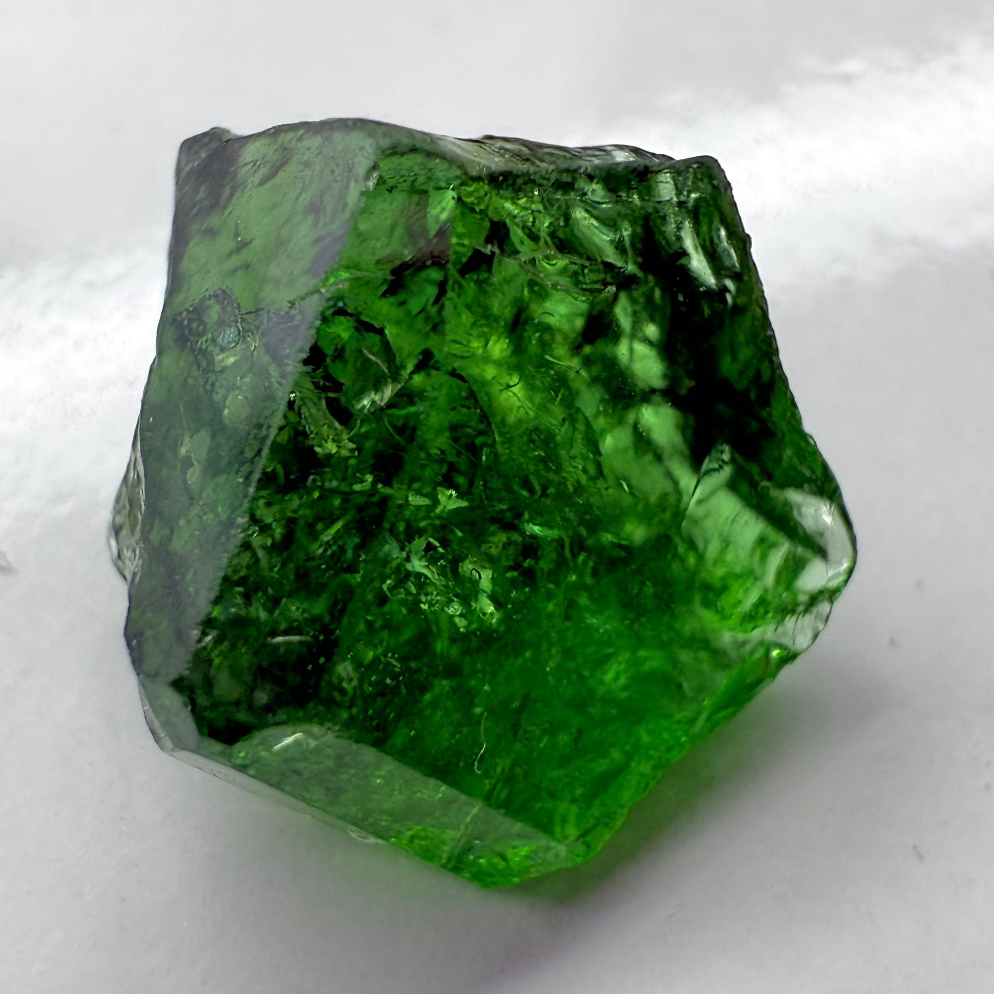 Chrome Tourmaline Crystal, 6.83ct, Laletema hills, Tanzania, Untreated Unheated, specimen grade only not for faceting, set it as is into jewellery
