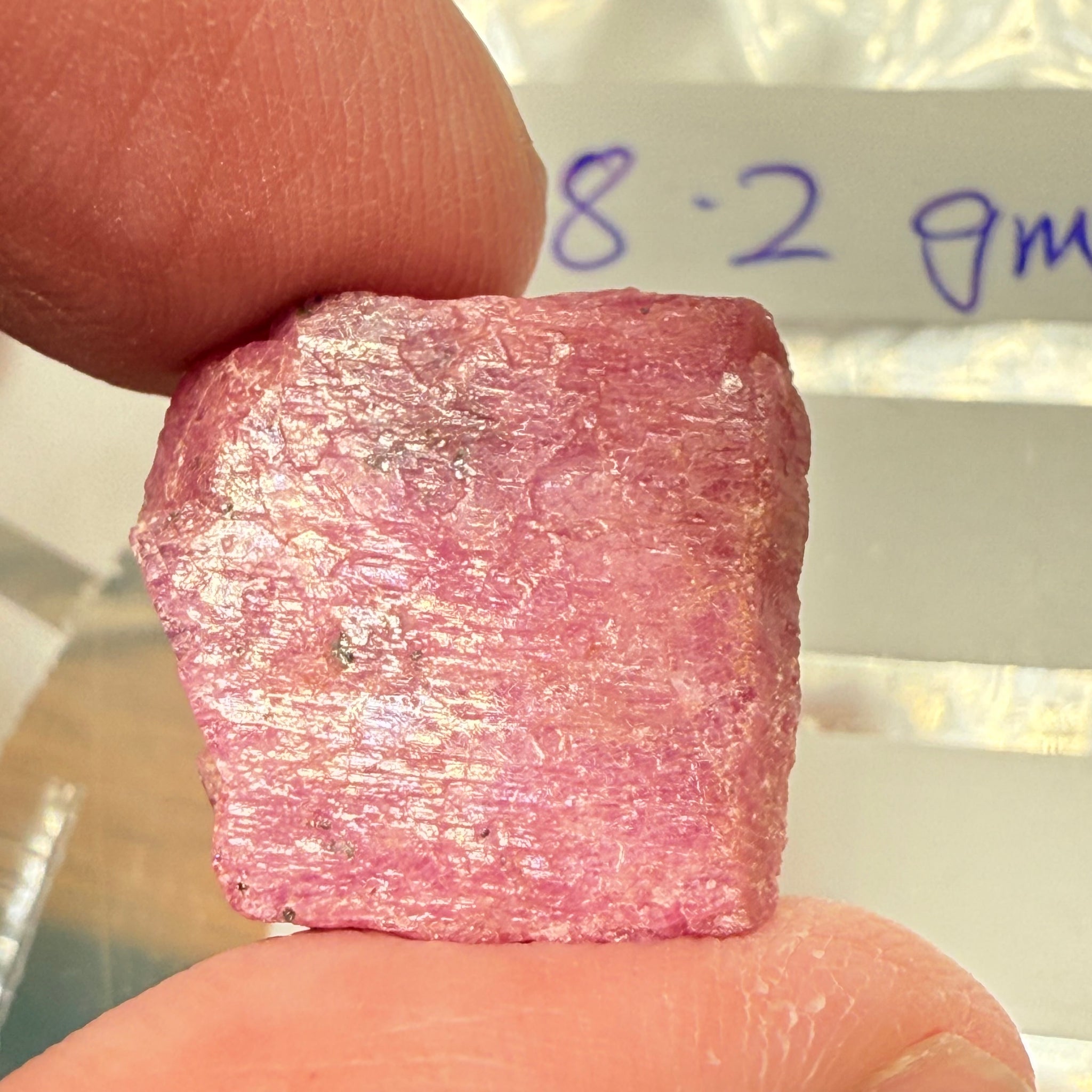 Sapphire Crystal, 8.20gm, Dodoma, Tanzania, Untreated Unheated