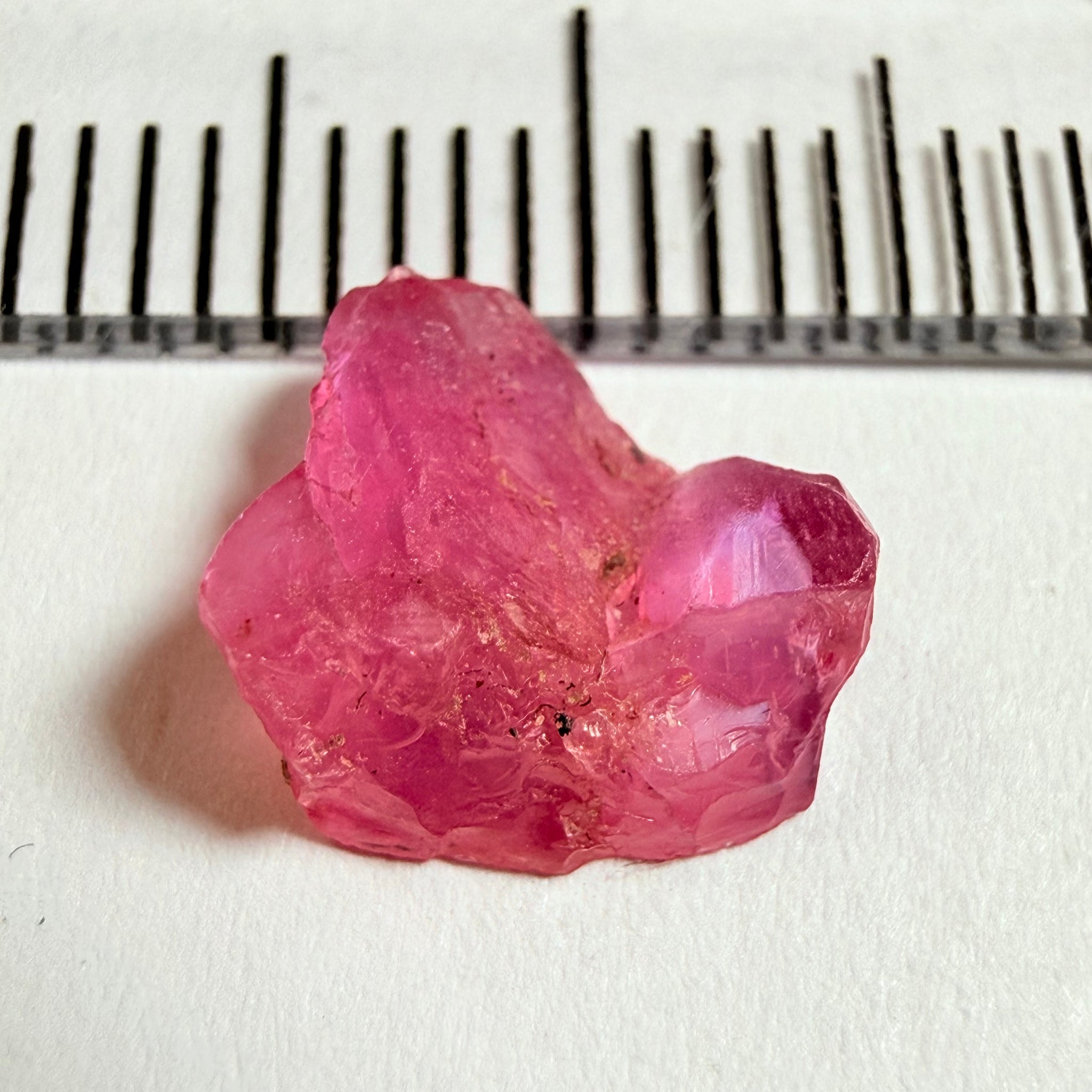 Winza Sapphire Crystal, 2.21ct, Winza, Tanzania, Untreated Unheated, crystalized on both sides