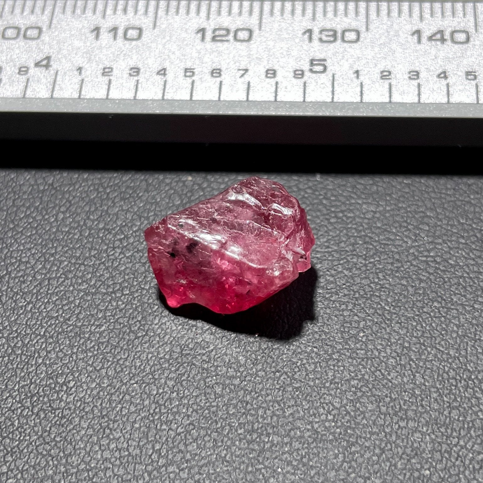 10.53Ct Mahenge Red Spinel Crystal. Tanzania Untreated Unheated. 14.5 X 8.1 11.7 Mm