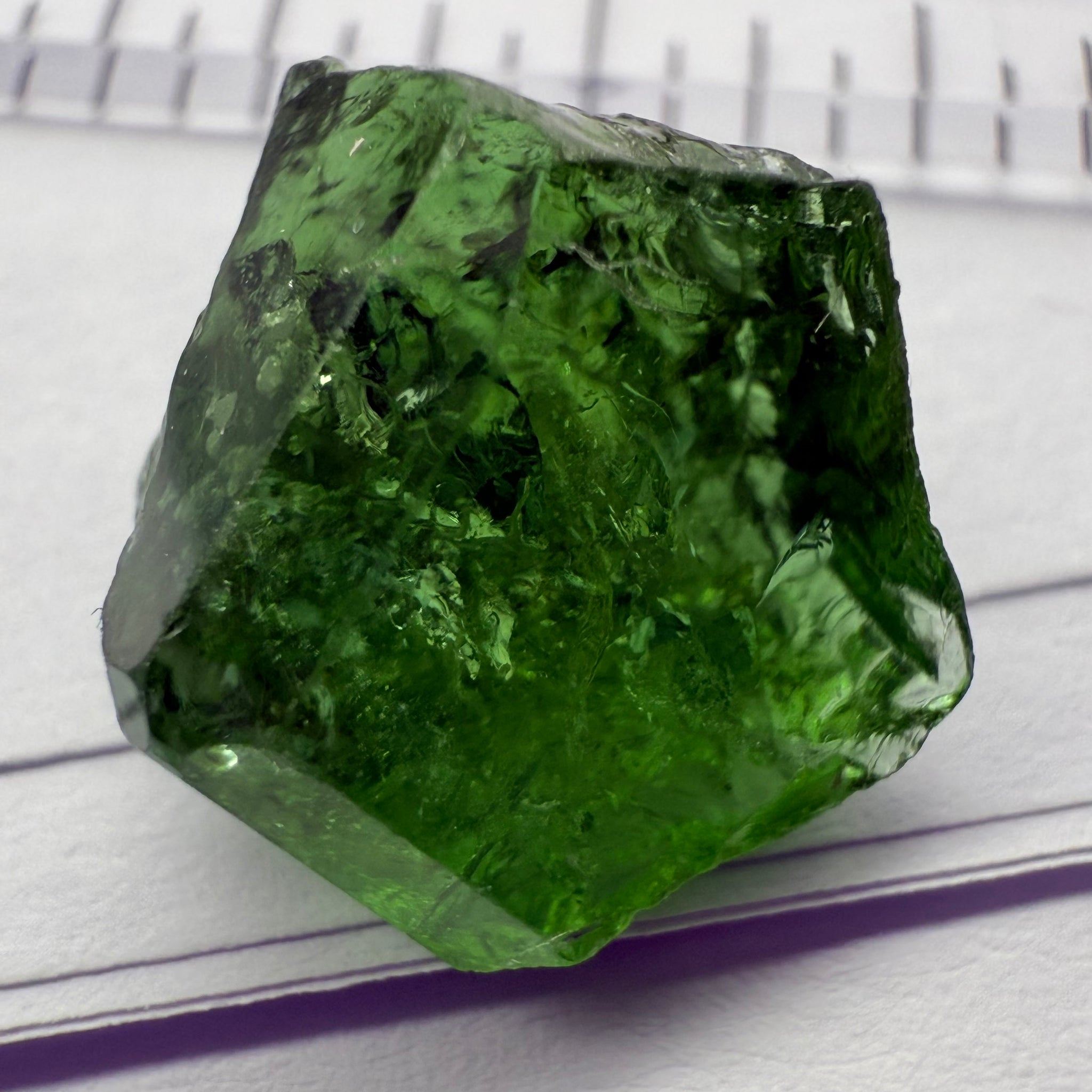 Chrome Tourmaline Crystal, 6.83ct, Laletema hills, Tanzania, Untreated Unheated, specimen grade only not for faceting, set it as is into jewellery