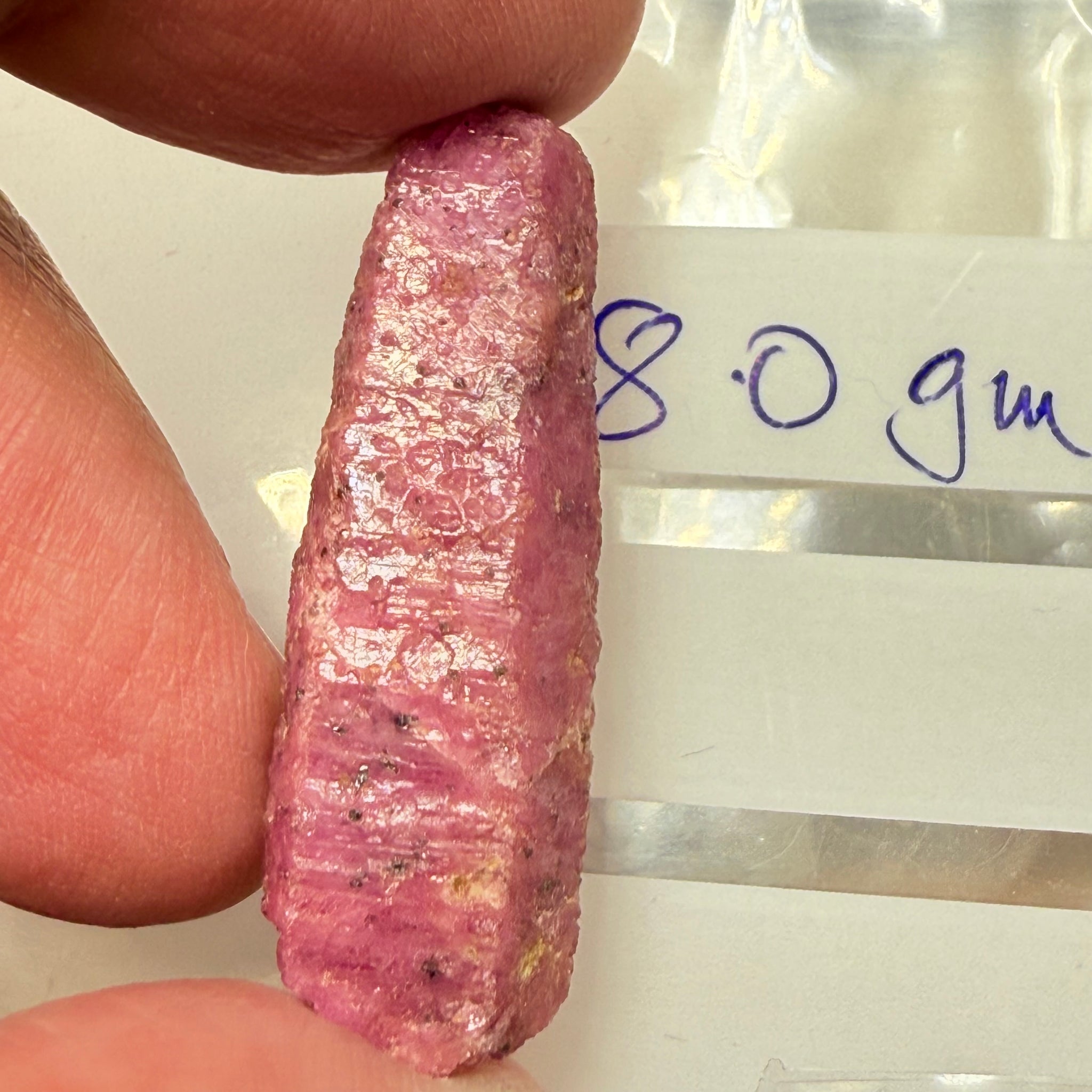 Sapphire Crystal, 8.00gm, Dodoma, Tanzania, Untreated Unheated