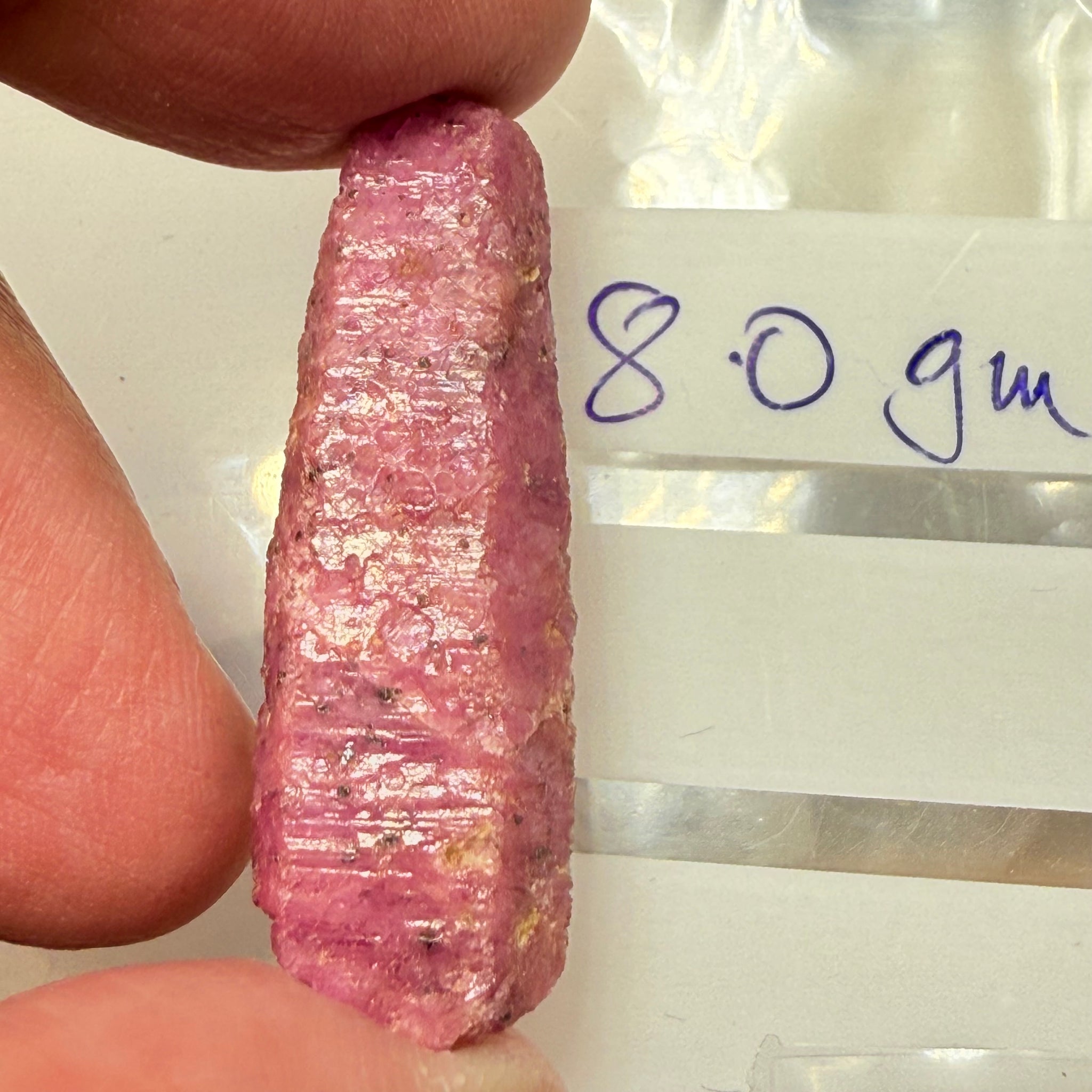 Sapphire Crystal, 8.00gm, Dodoma, Tanzania, Untreated Unheated